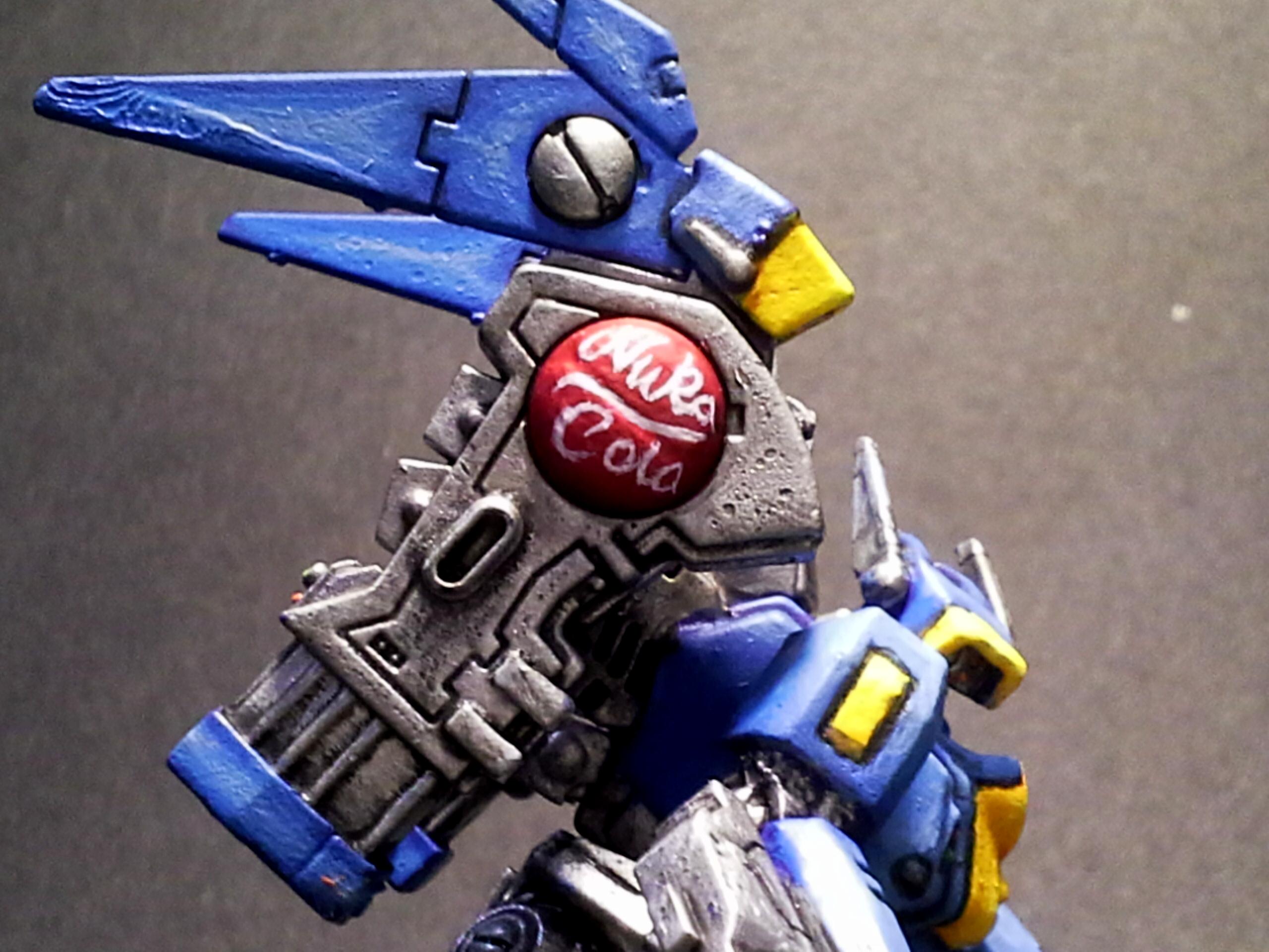 111, Battle, Battlesuit, Conversion, Diorama, Duel, Fallout, Fight, Flying, Head Shot, Mech, Nuka Cola, Object Source Lighting, Plasma, Tau, Tyranids, Warriors