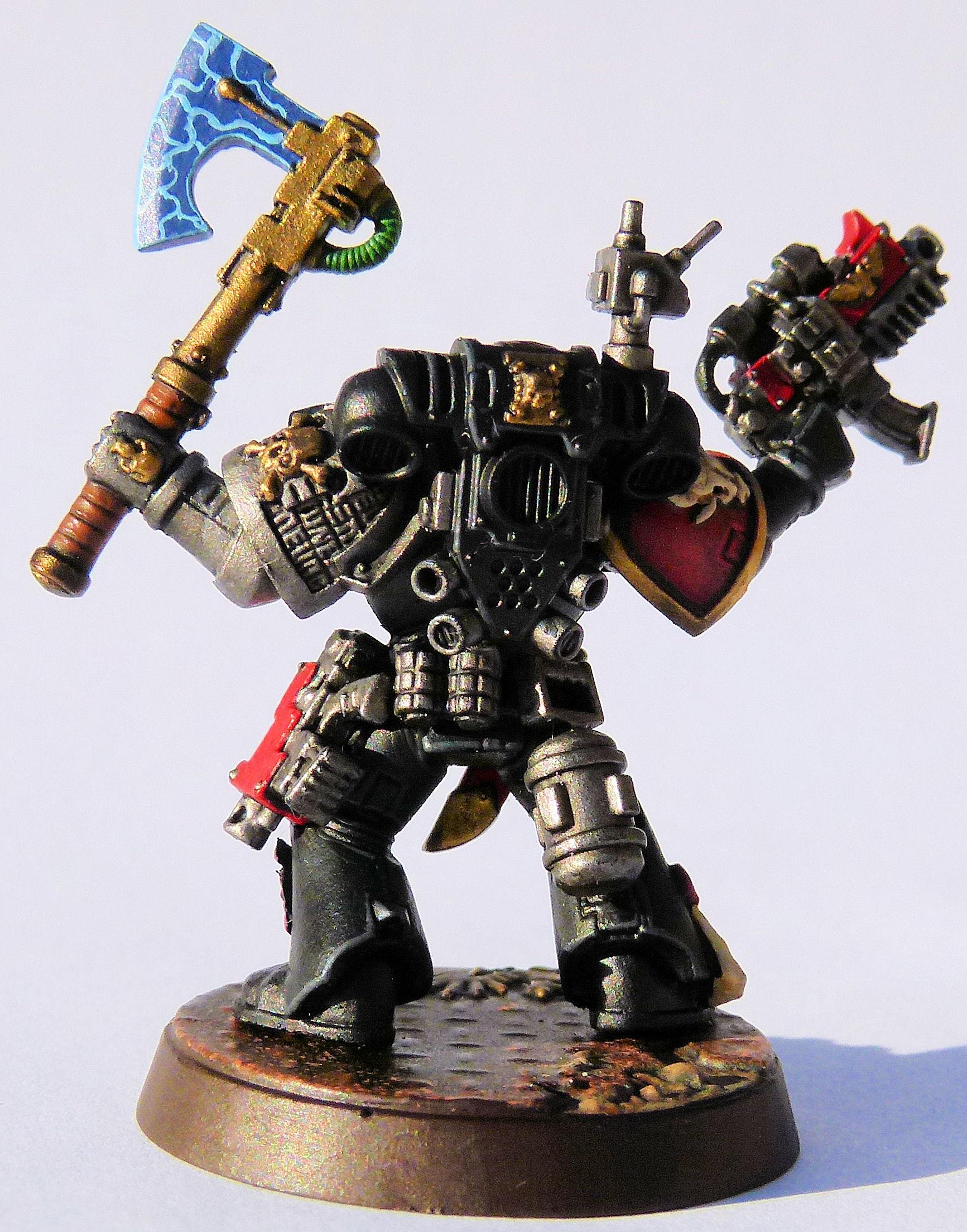 White Minotaur Deathwatch Veteran Rear
