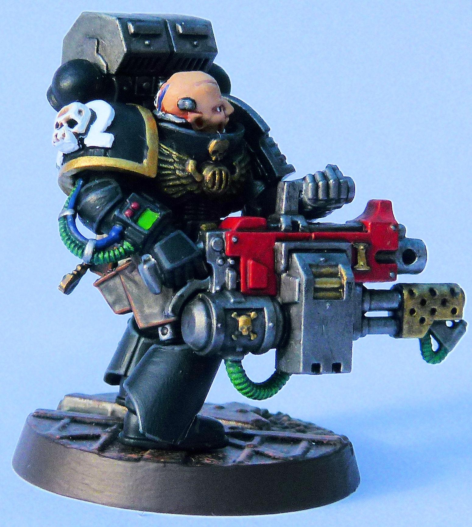 Omega Marine Deathwatch Veteran Front