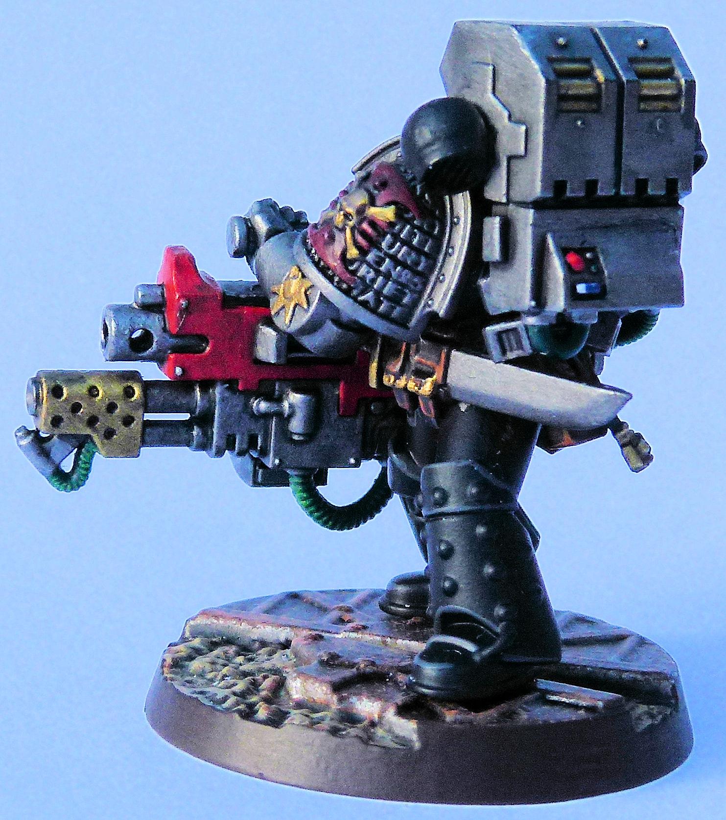 Omega Marine Deathwatch Veteran Rear