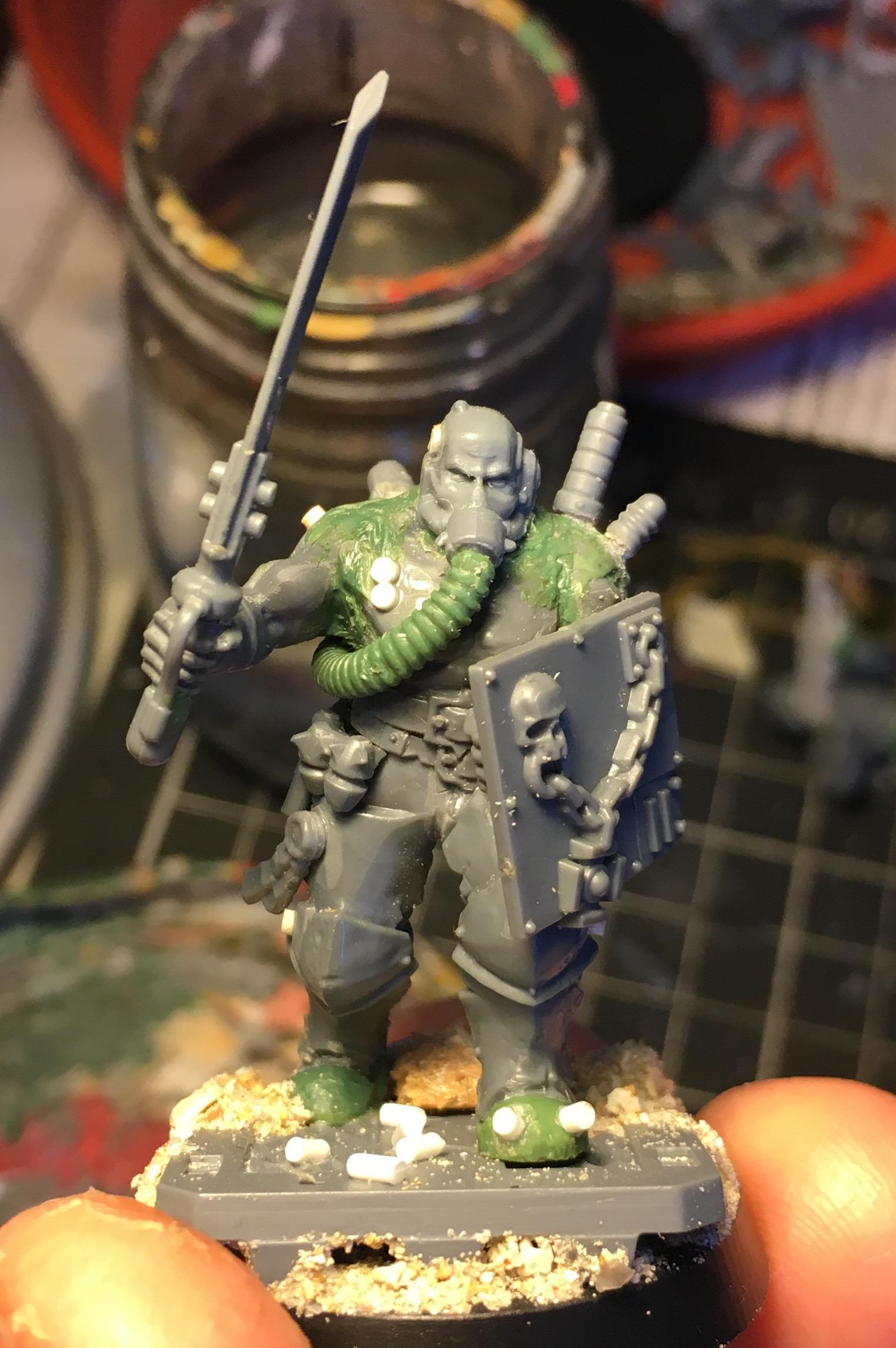 Crusader with added pipe