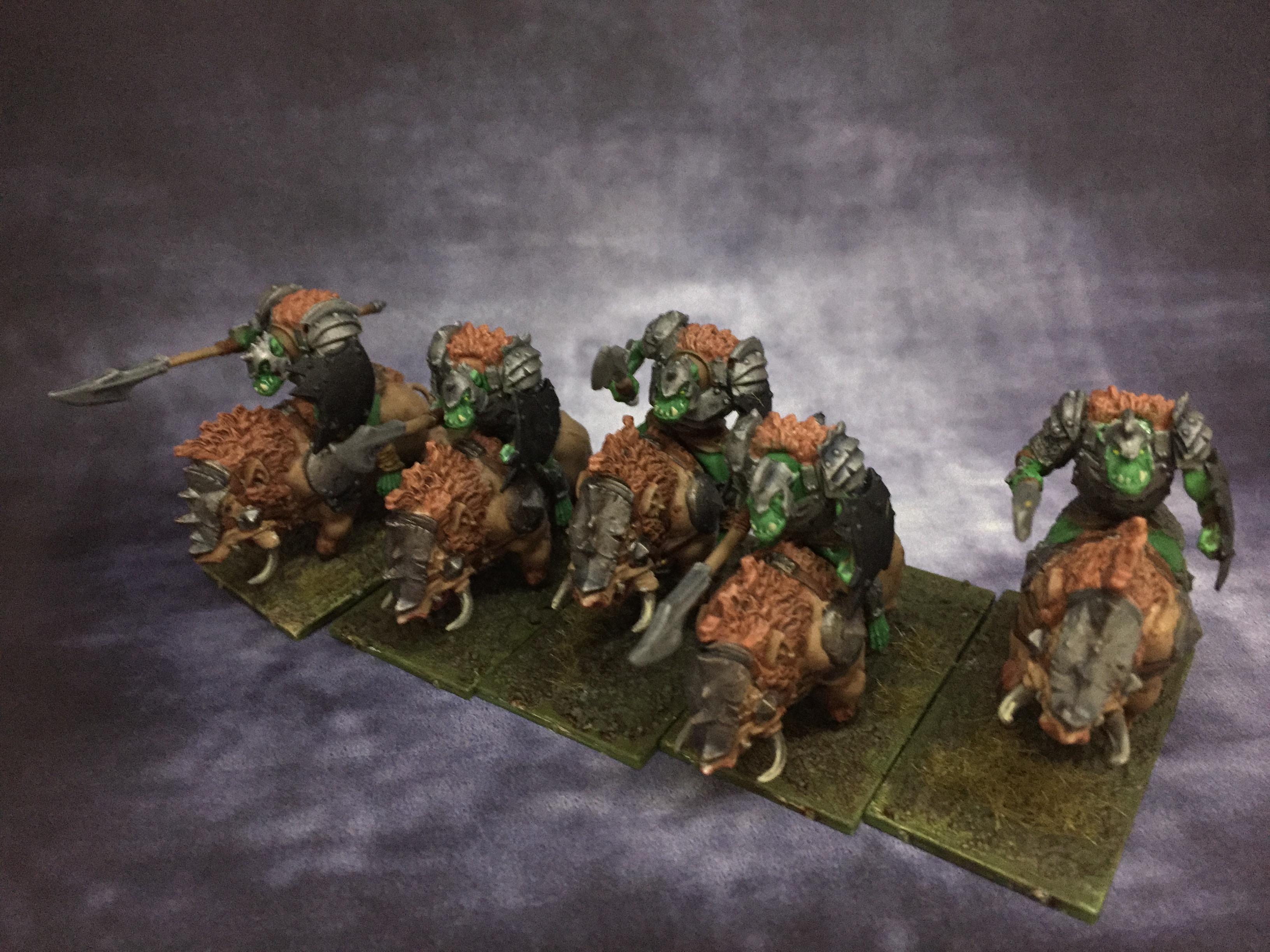 Boar, Cavalry, Gore, January 2017, Mantic, Orcs