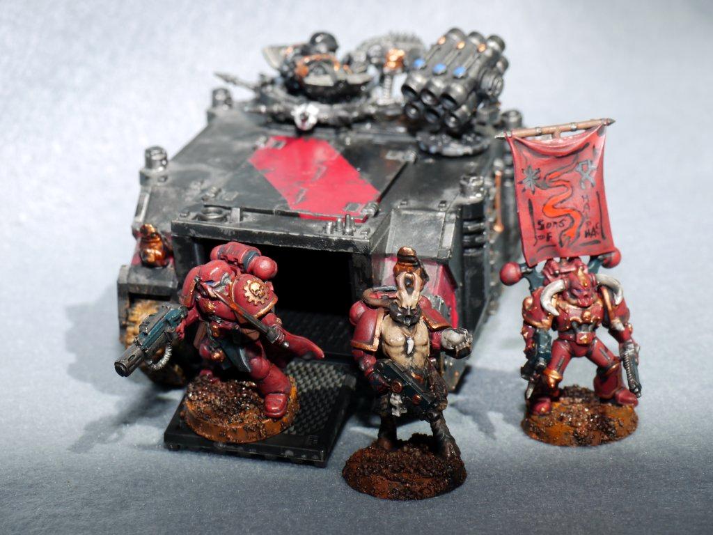 Black Legion, Chaos, Chaos Space Marines, Heretix, Rhino, Sons Of Halphas, Warhammer 40,000, Word Bearers