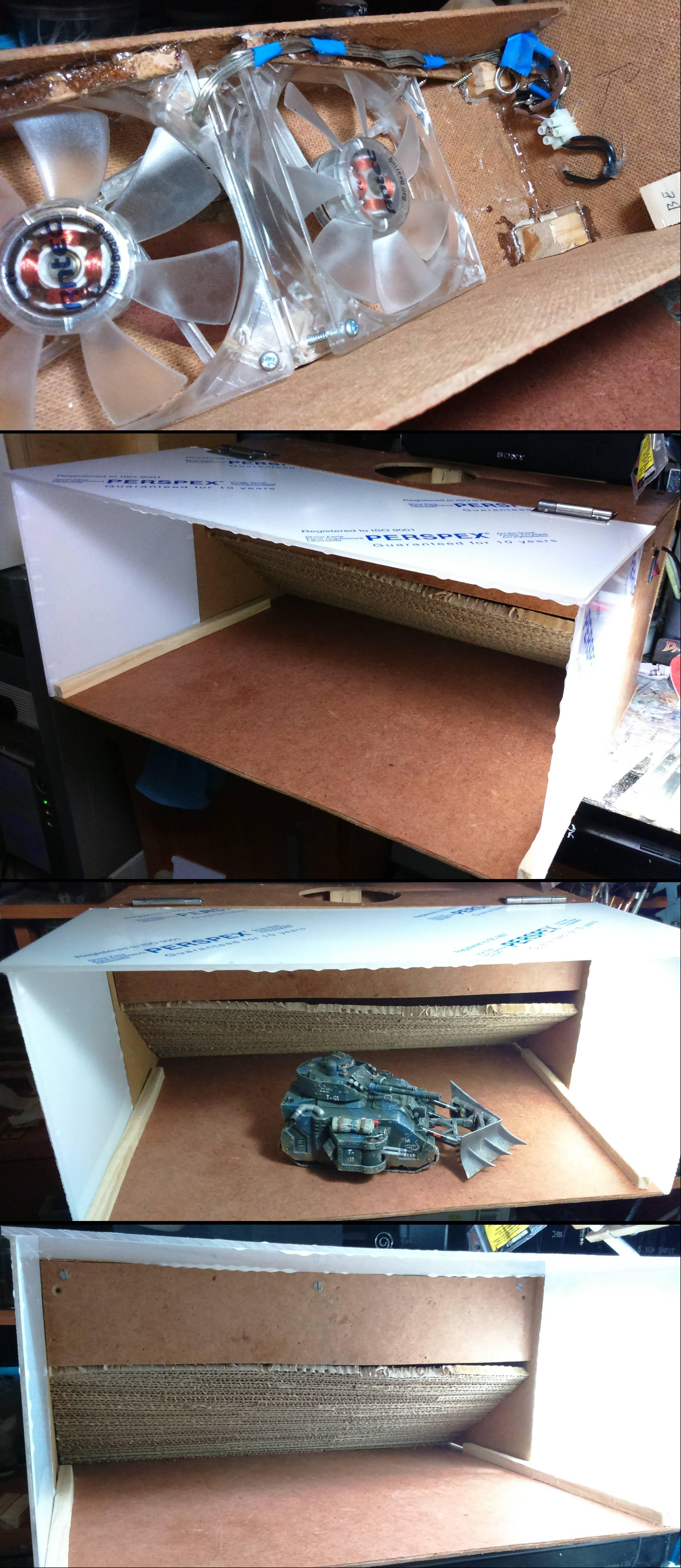 Airbrush extraction hood wip 6