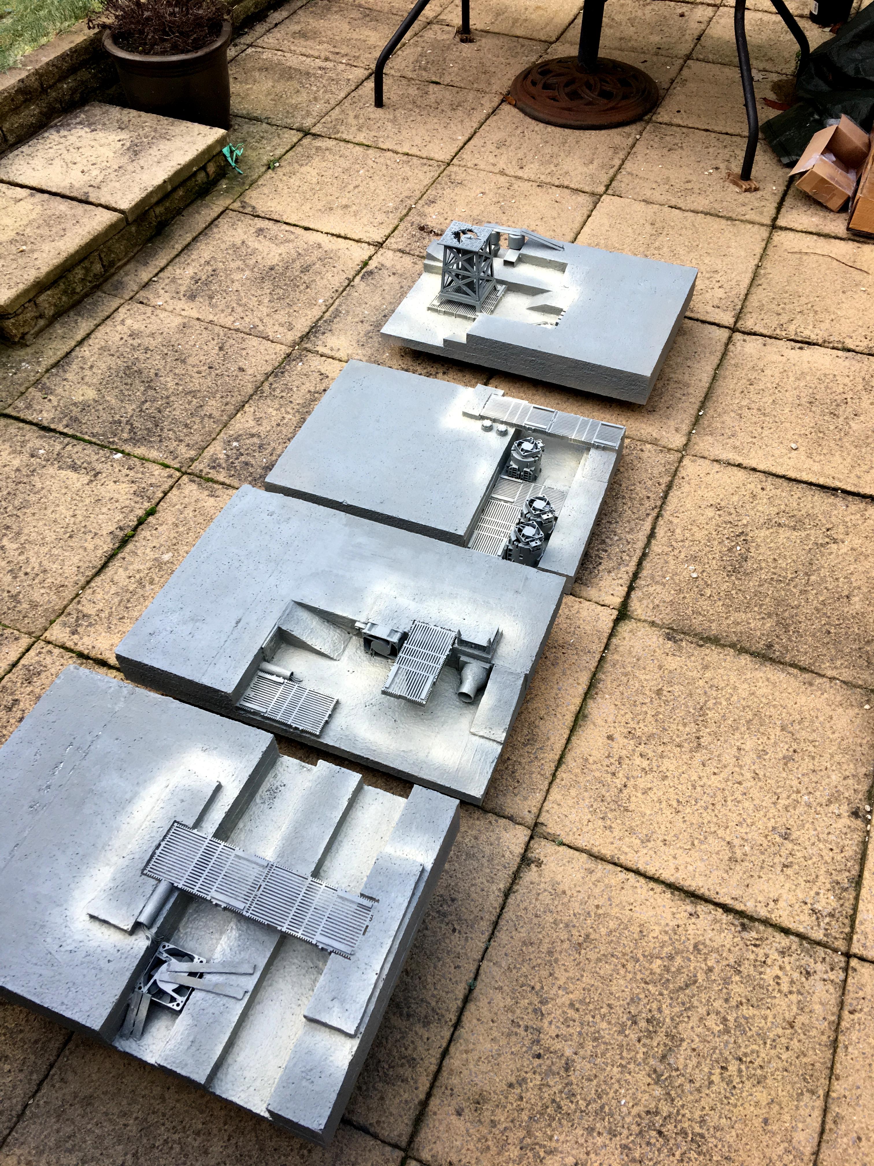 40k Terrain, Industrial Game Board, Underhive Terrain, War Games Terrain