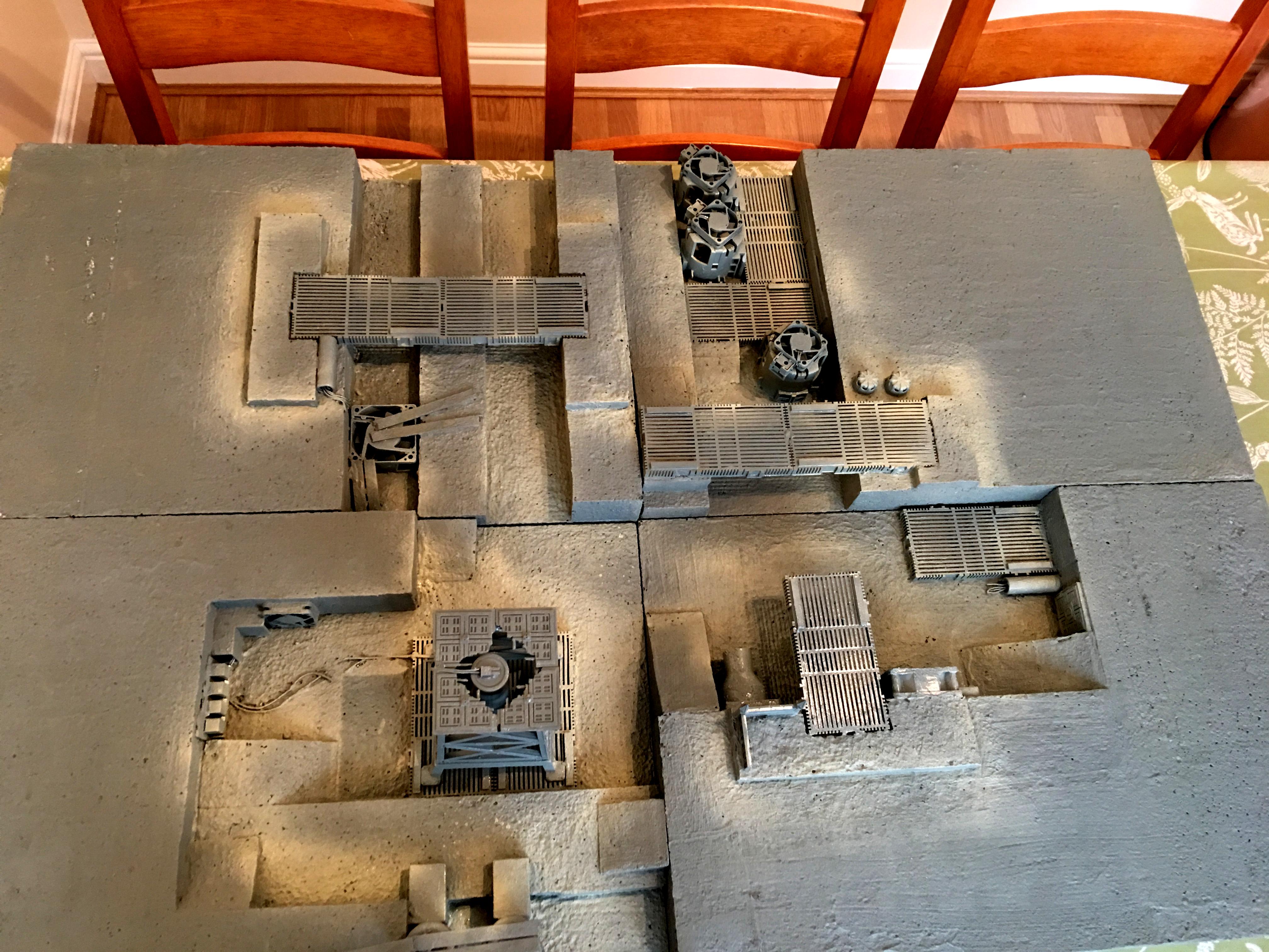 40k Terrain, Industrial Game Board, Underhive Terrain, War Games Terrain