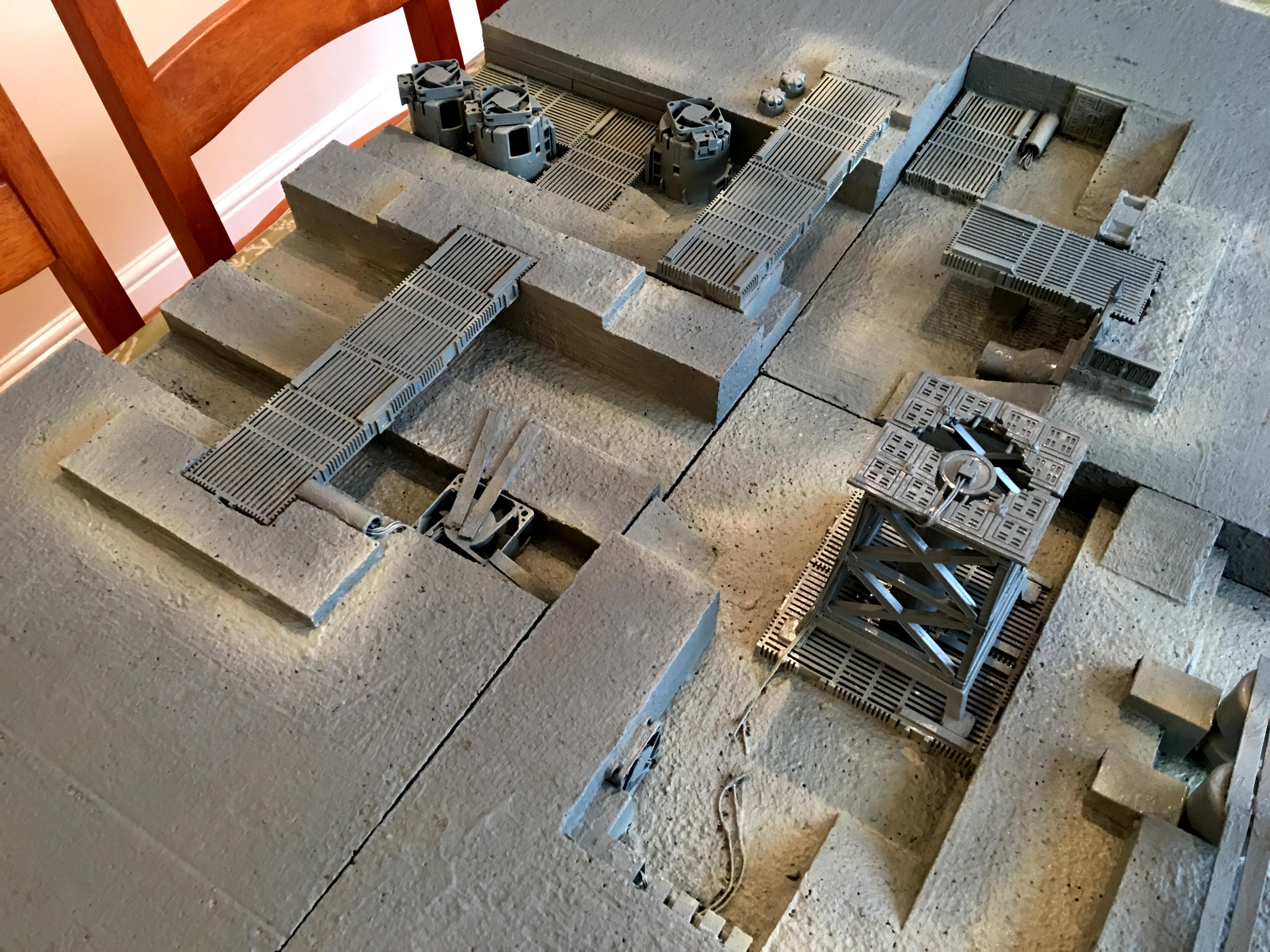 40k Terrain, Industrial Game Board, Underhive Terrain, War Games Terrain