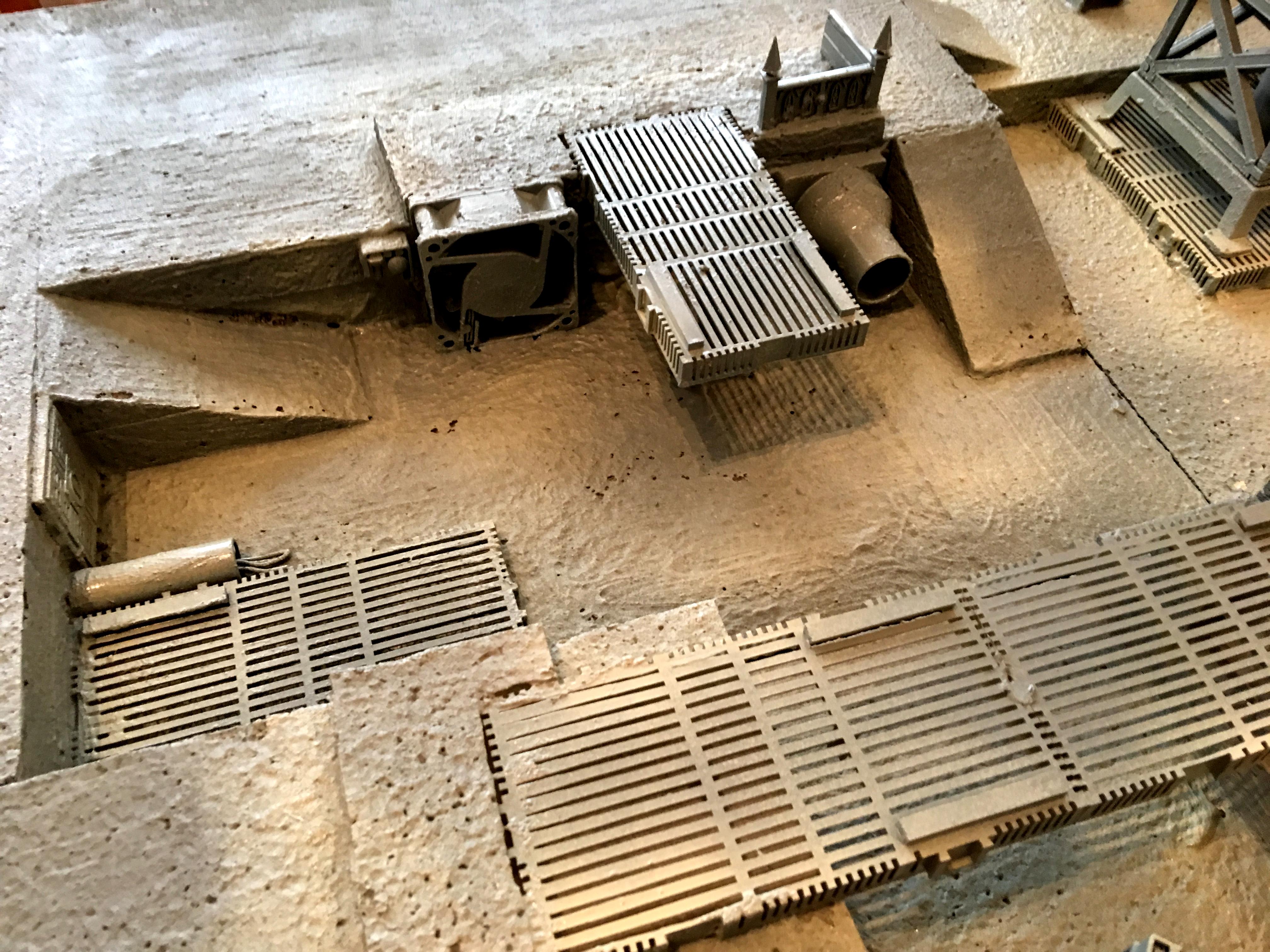 40k Terrain, Industrial Game Board, Underhive Terrain, War Games Terrain