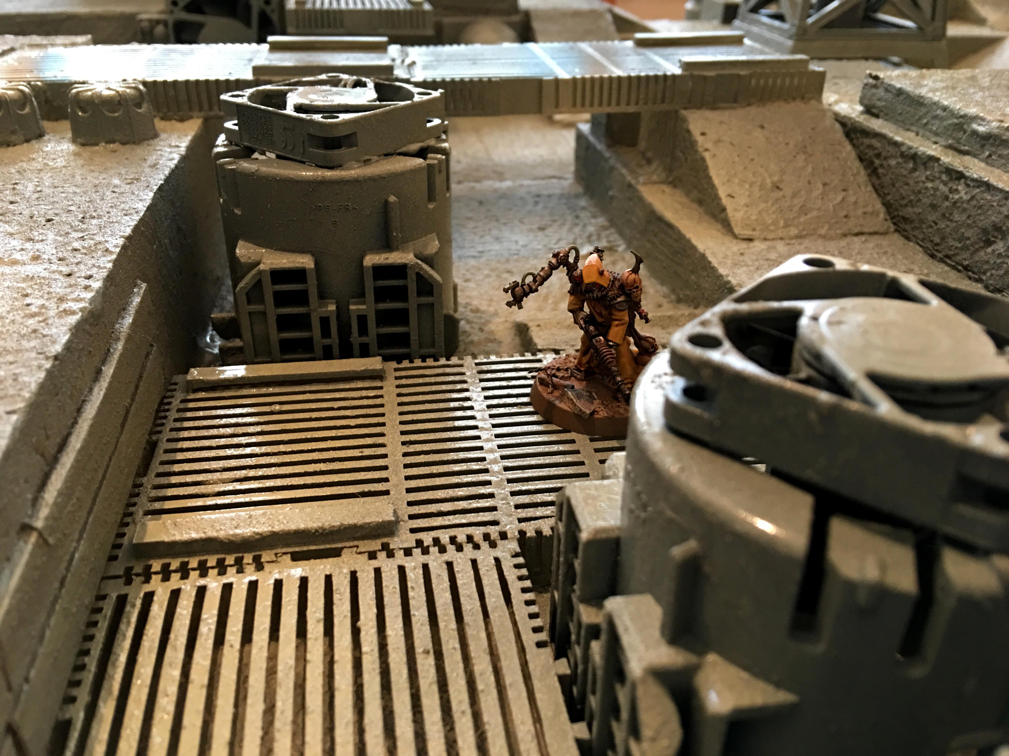 40k Terrain, Industrial Game Board, Underhive Terrain, War Games Terrain