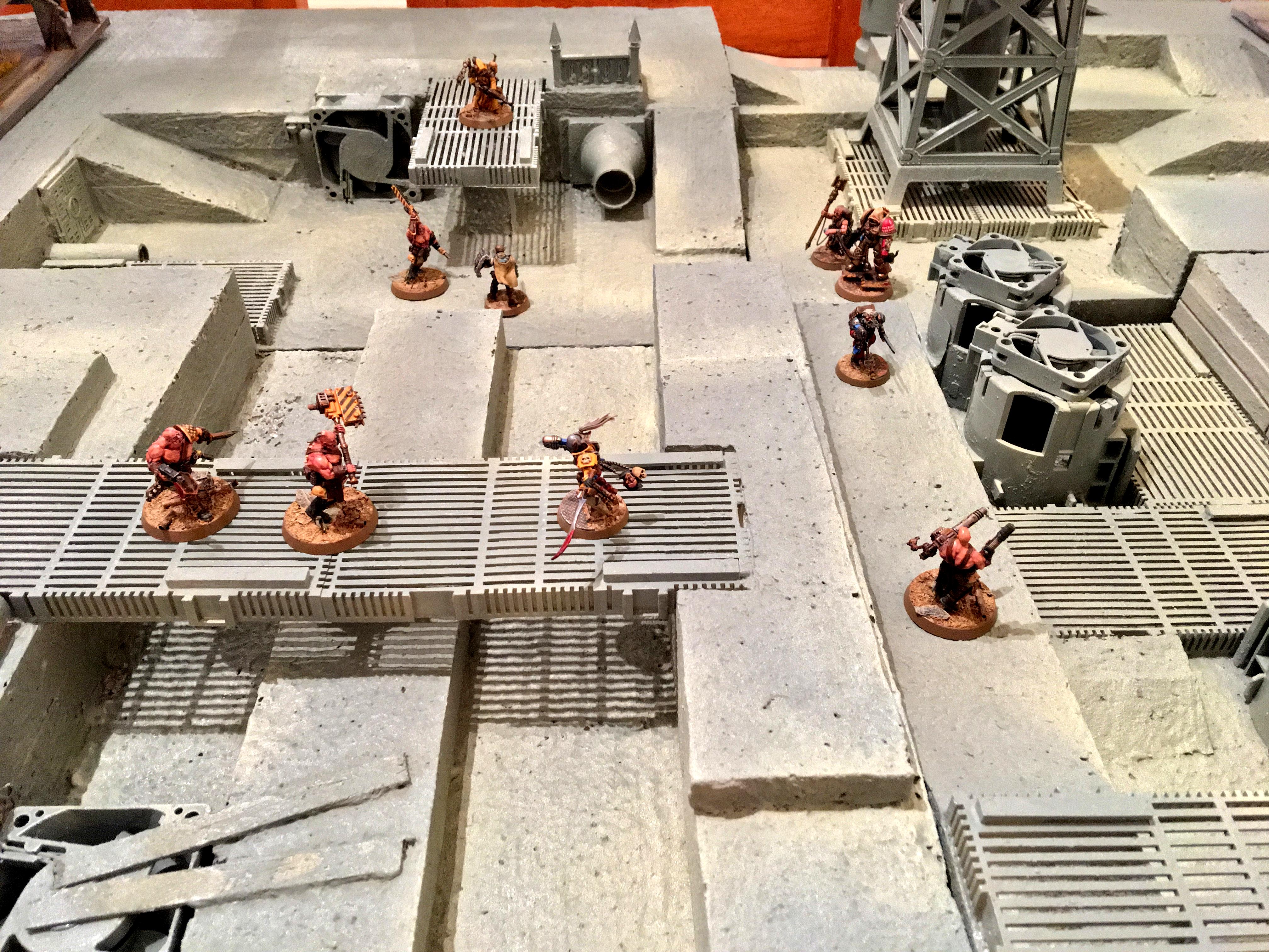 40k Terrain, Industrial Game Board, Underhive Terrain, War Games Terrain