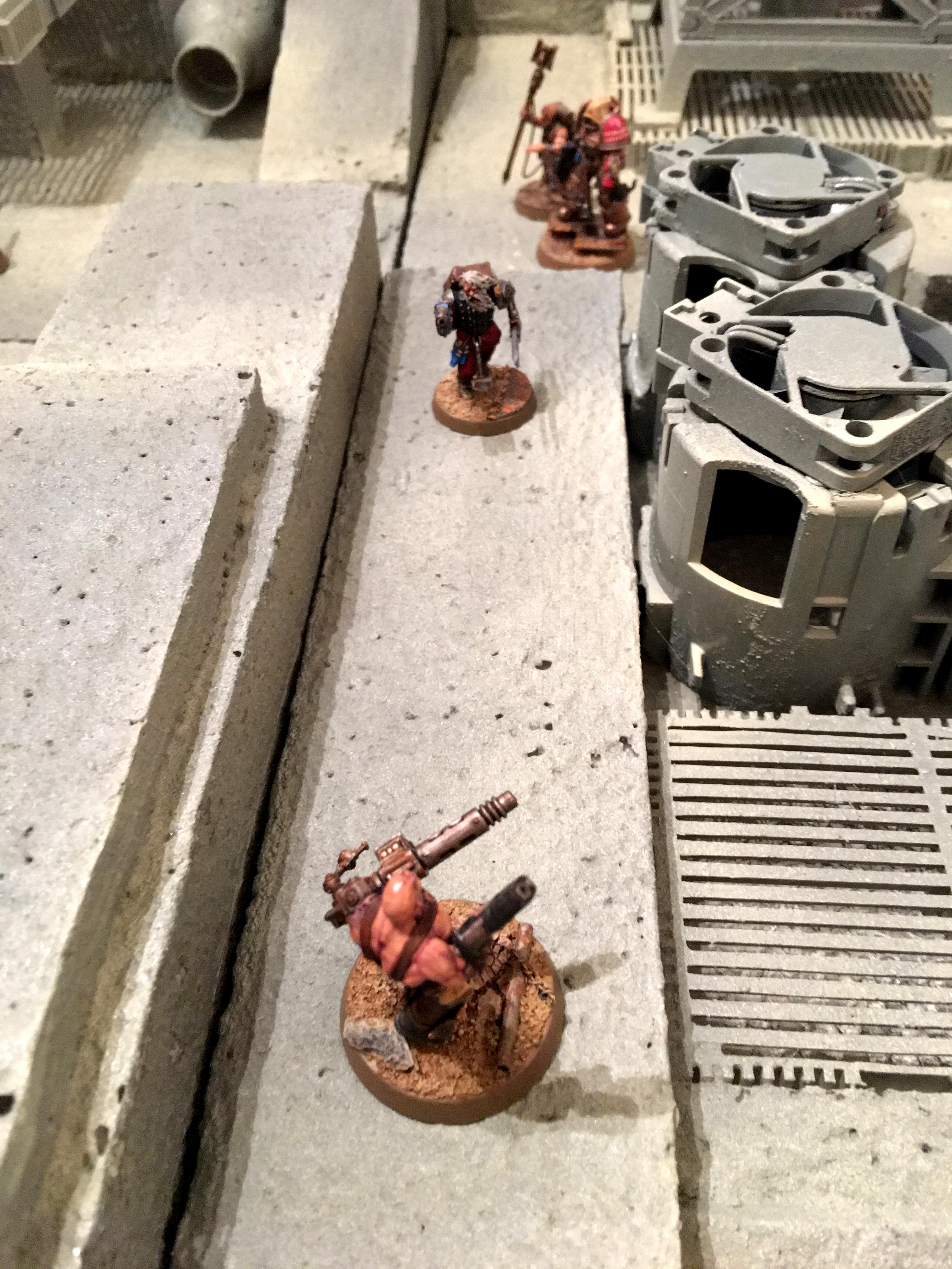 40k Terrain, Industrial Game Board, Underhive Terrain, War Games Terrain