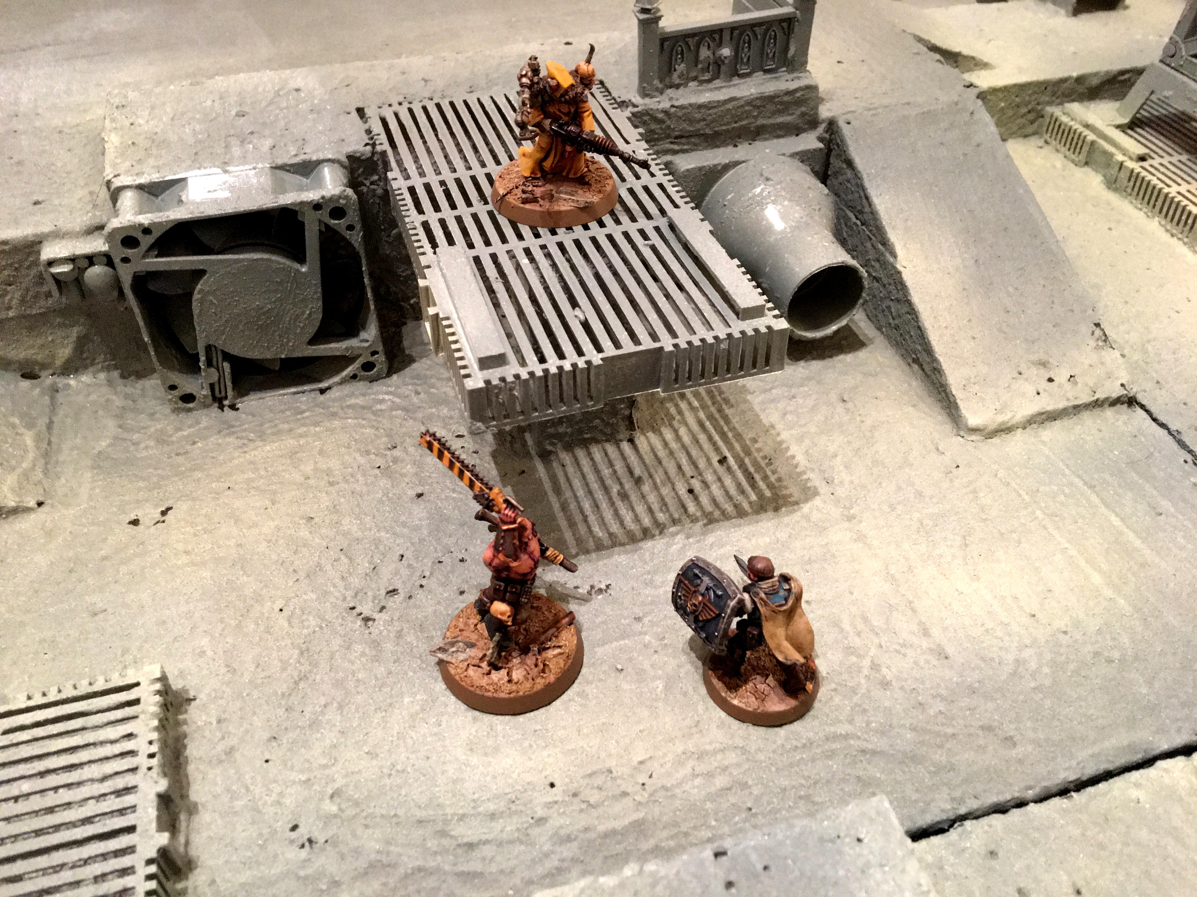 40k Terrain, Industrial Game Board, Underhive Terrain, War Games Terrain