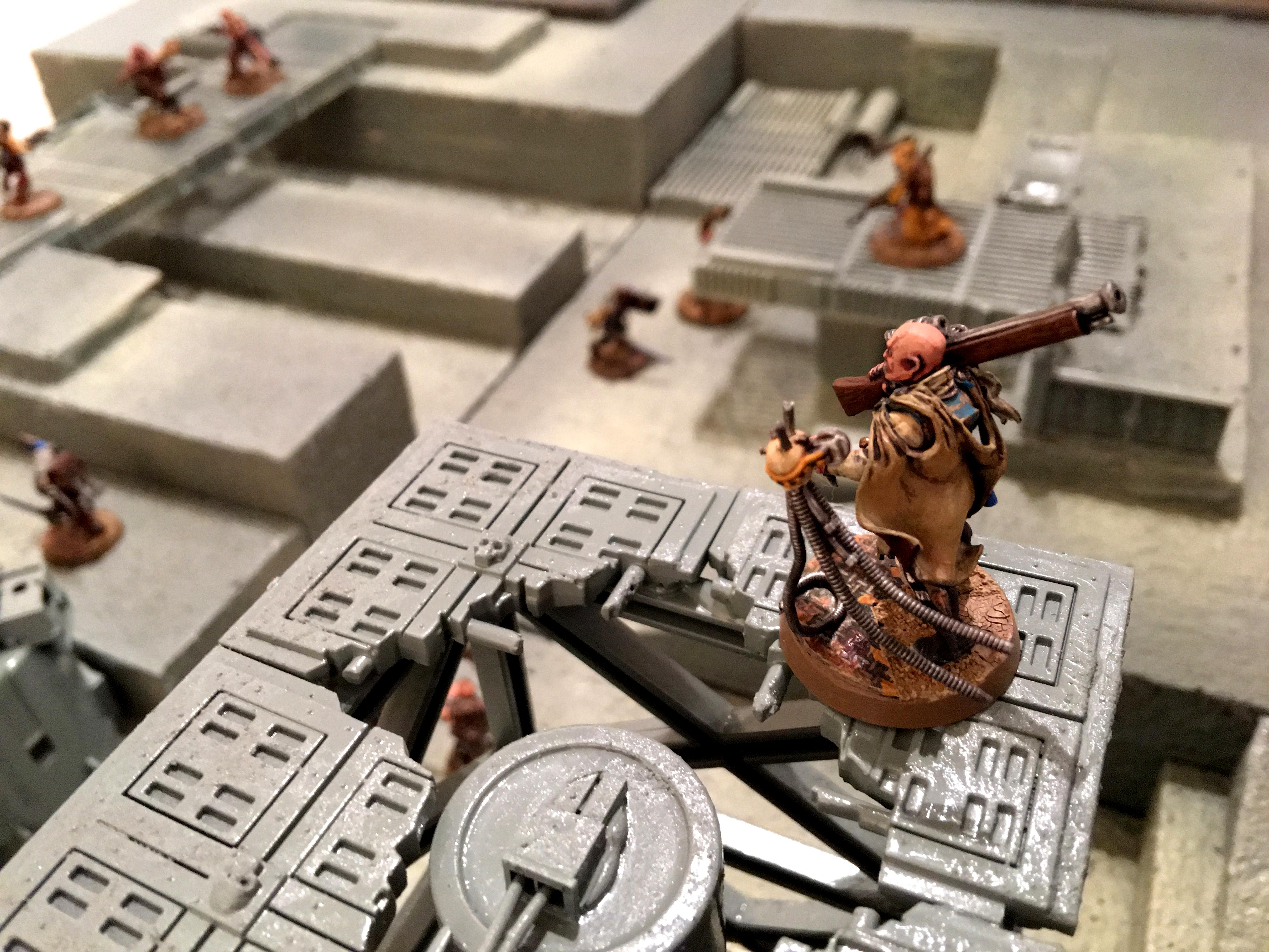 40k Terrain, Industrial Game Board, Underhive Terrain, War Games Terrain
