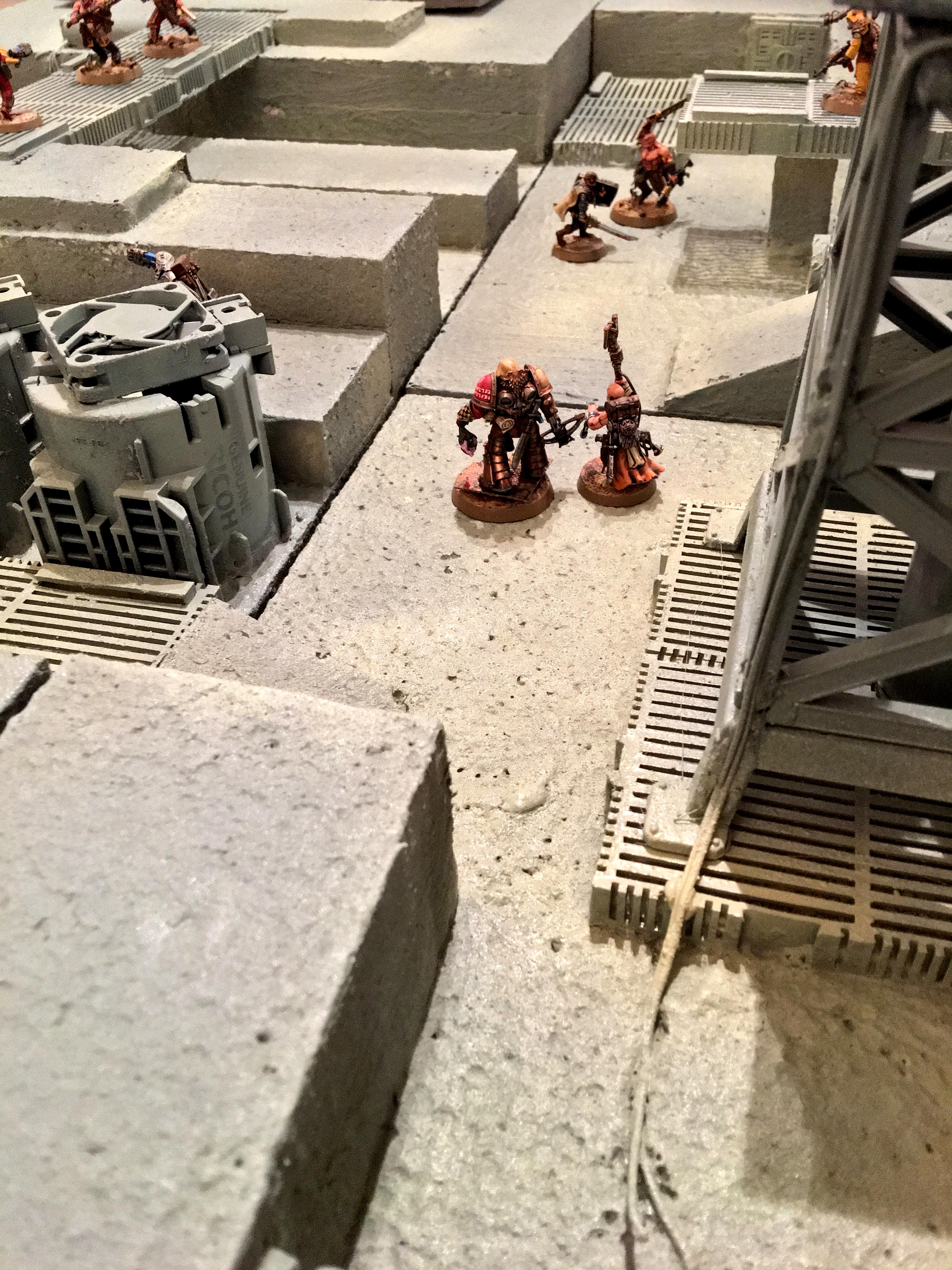 40k Terrain, Industrial Game Board, Underhive Terrain, War Games Terrain