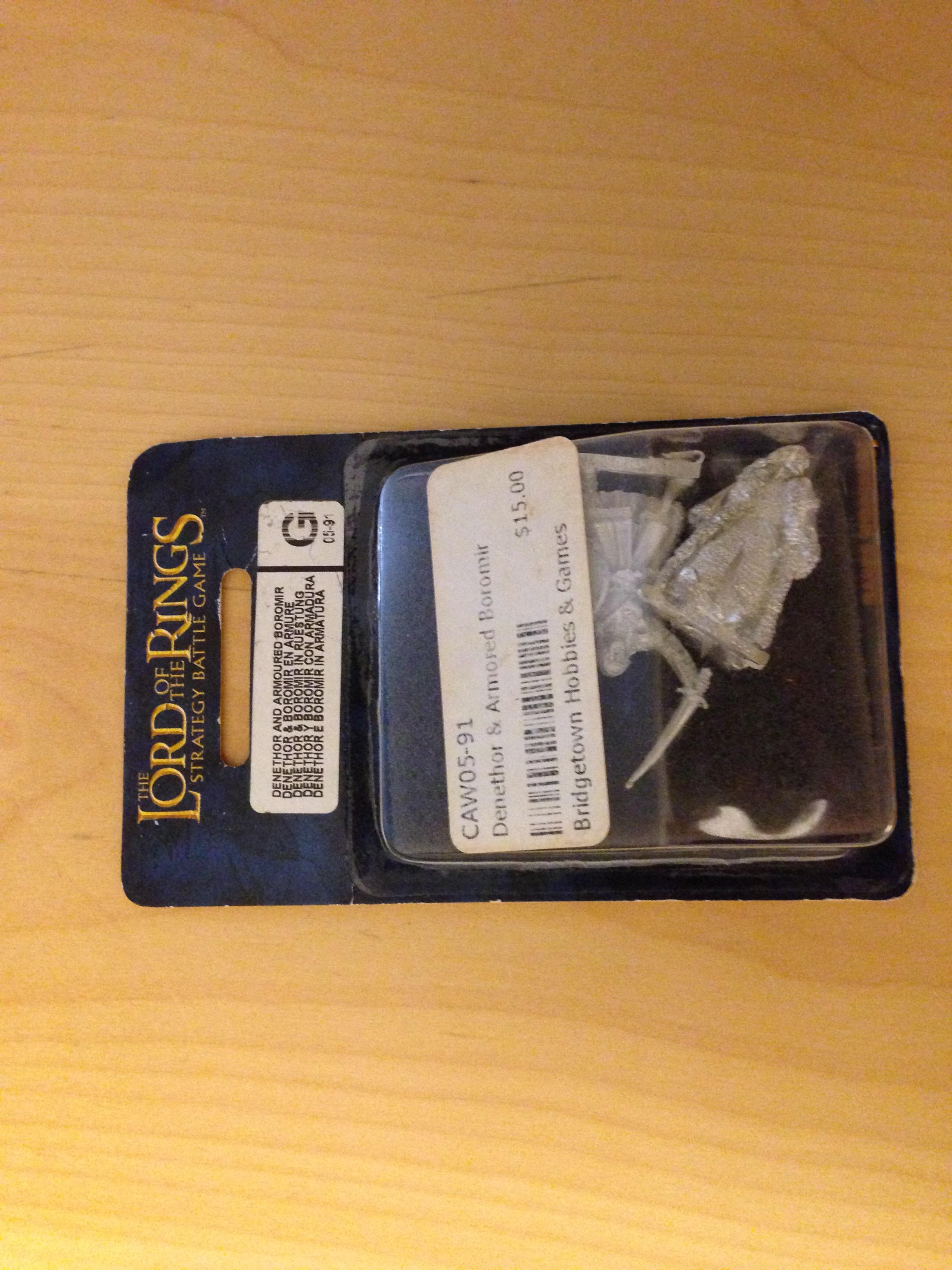 Denethor and armoured Boromir