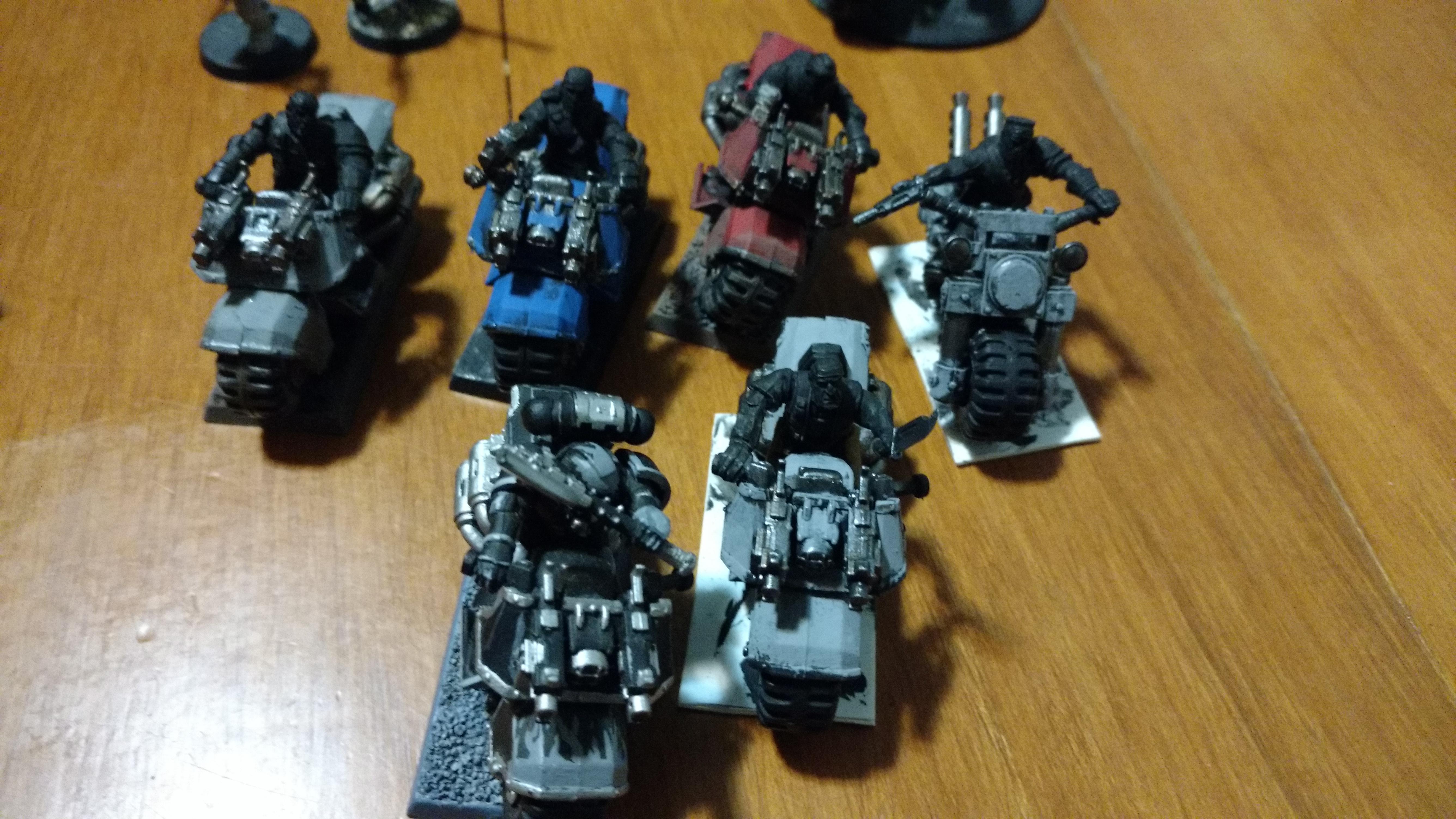 Road Warriors- Techmarine and bike squad escort