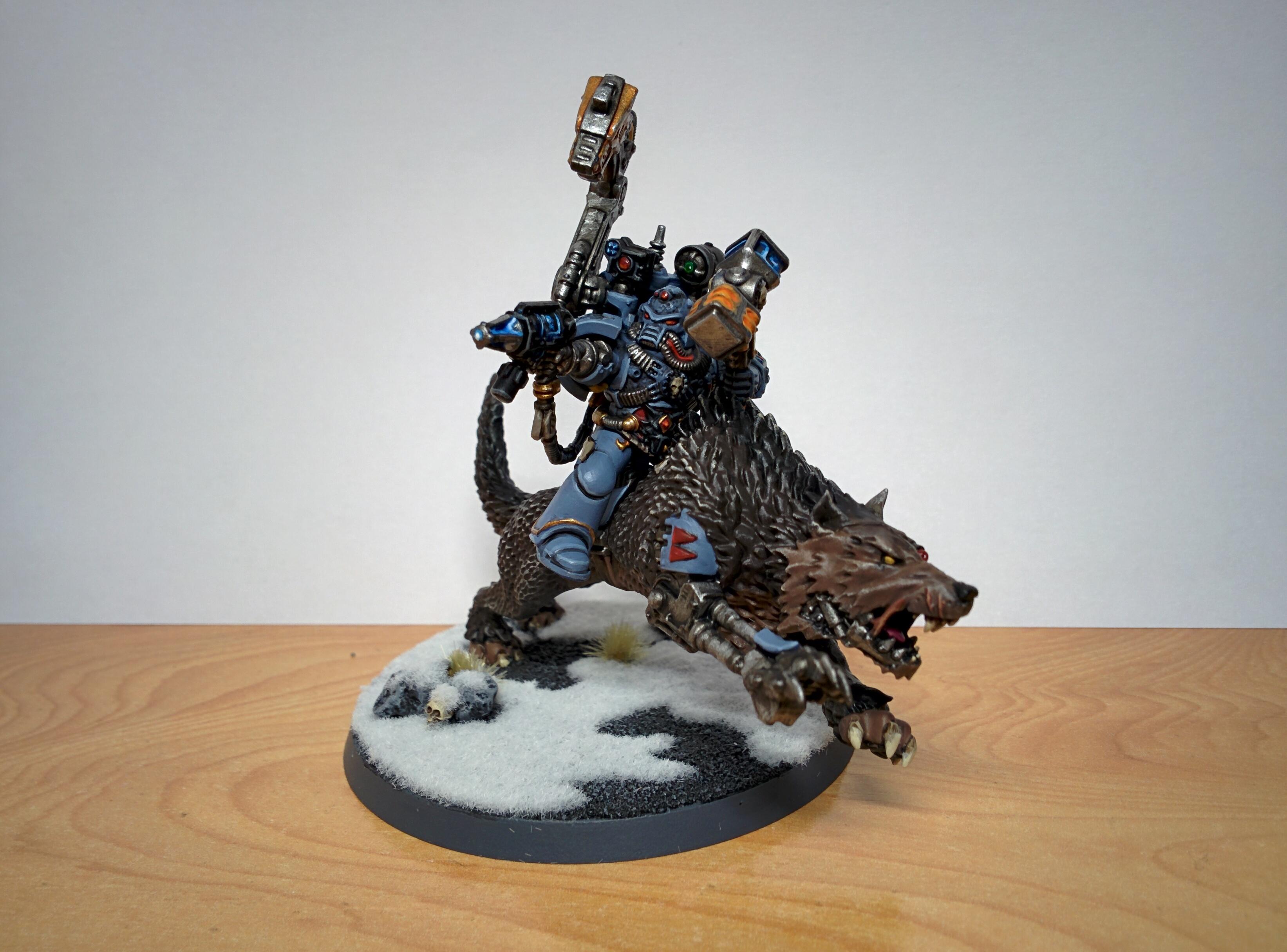 Iron Priest, Miniature, Miniatures, Space Marines, Space Wolves, Thunderwolf, Warhammer 40,000, Warhammer Fantasy
