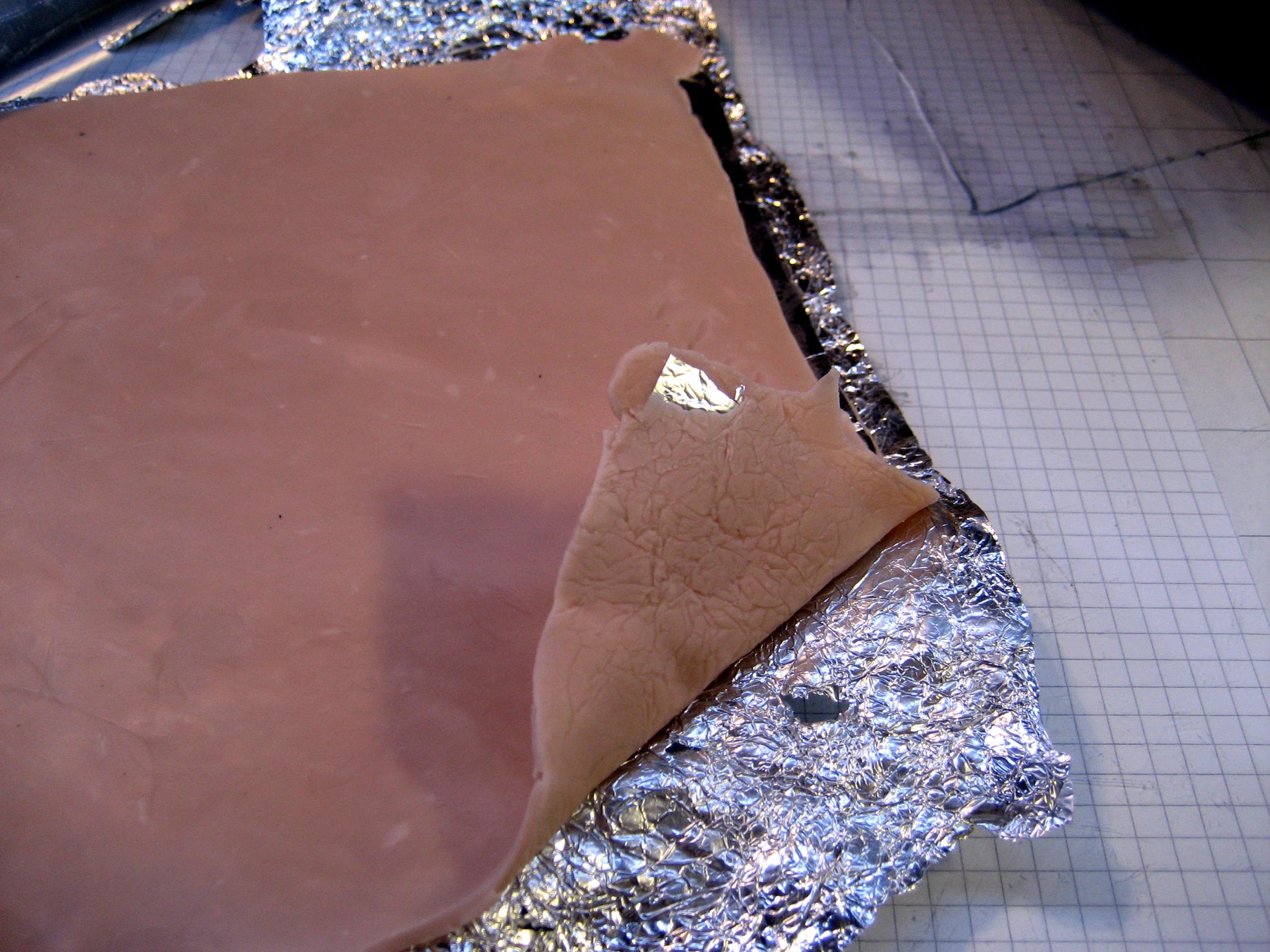 with a layer in between
