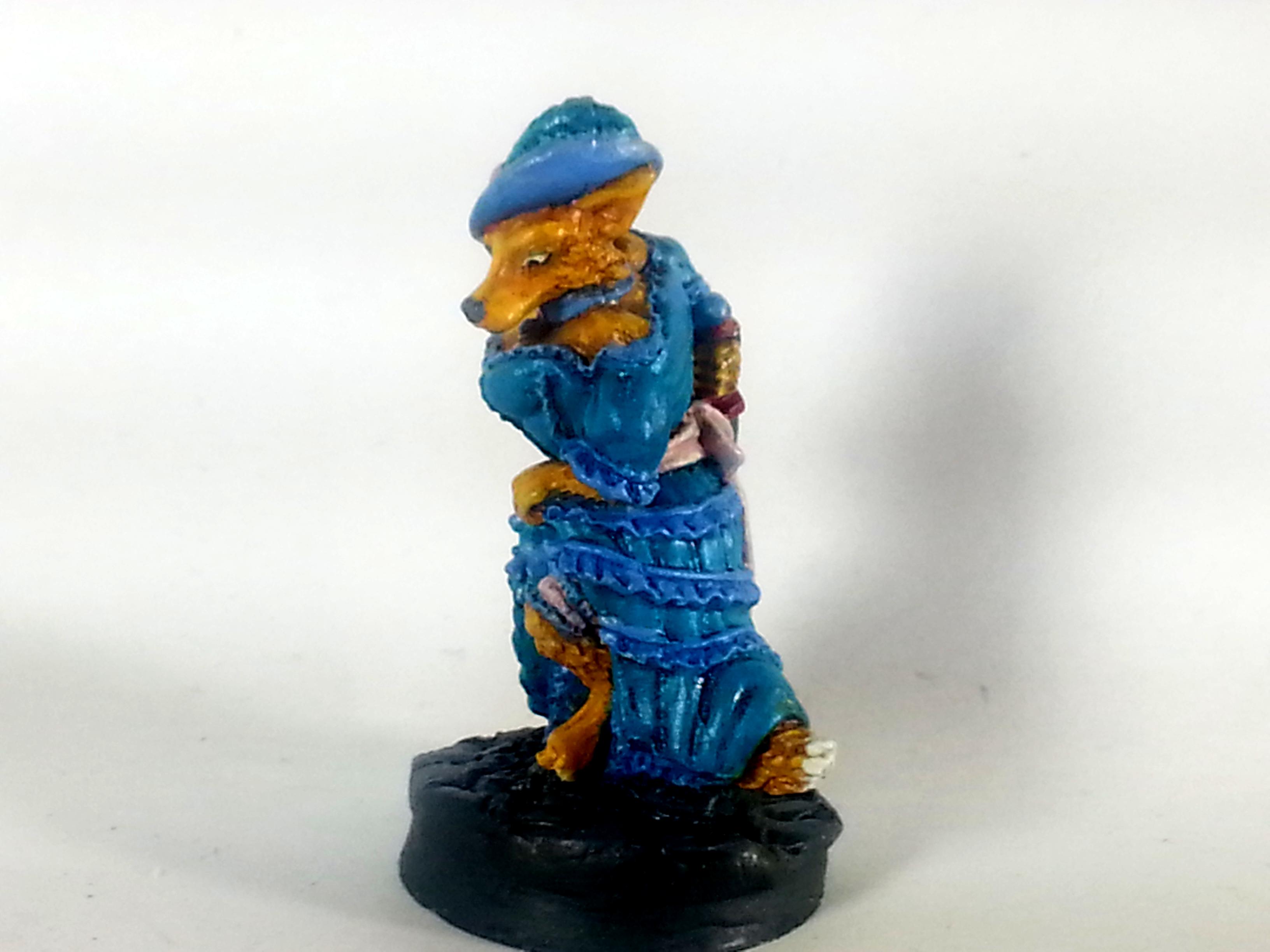 28mm, Anthro, Dakka Painting Contest 2016, Dress, Fox, Knife, Oathsworn