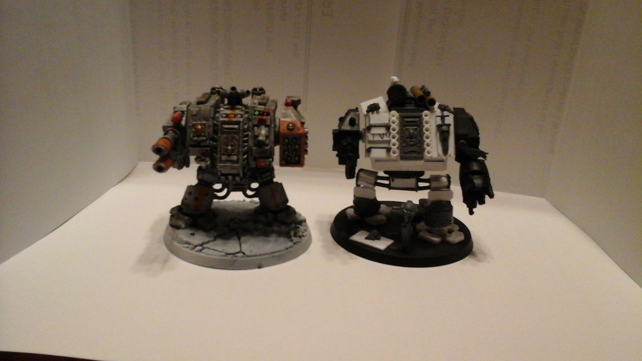 Dreadnought, Imperial Fists, Ironclad, Scratch Build, Space Marines, Warhammer 40,000