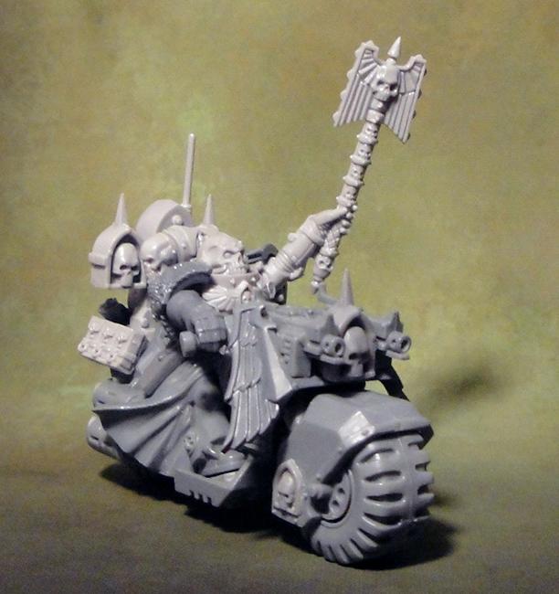 Bike, Black Templars, Chaplain