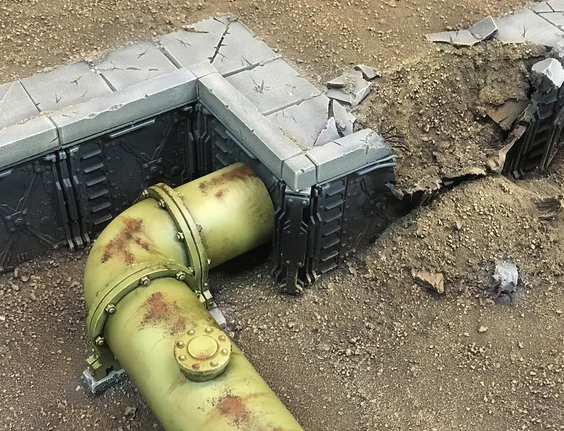 Example of using high-density foam (post paint)