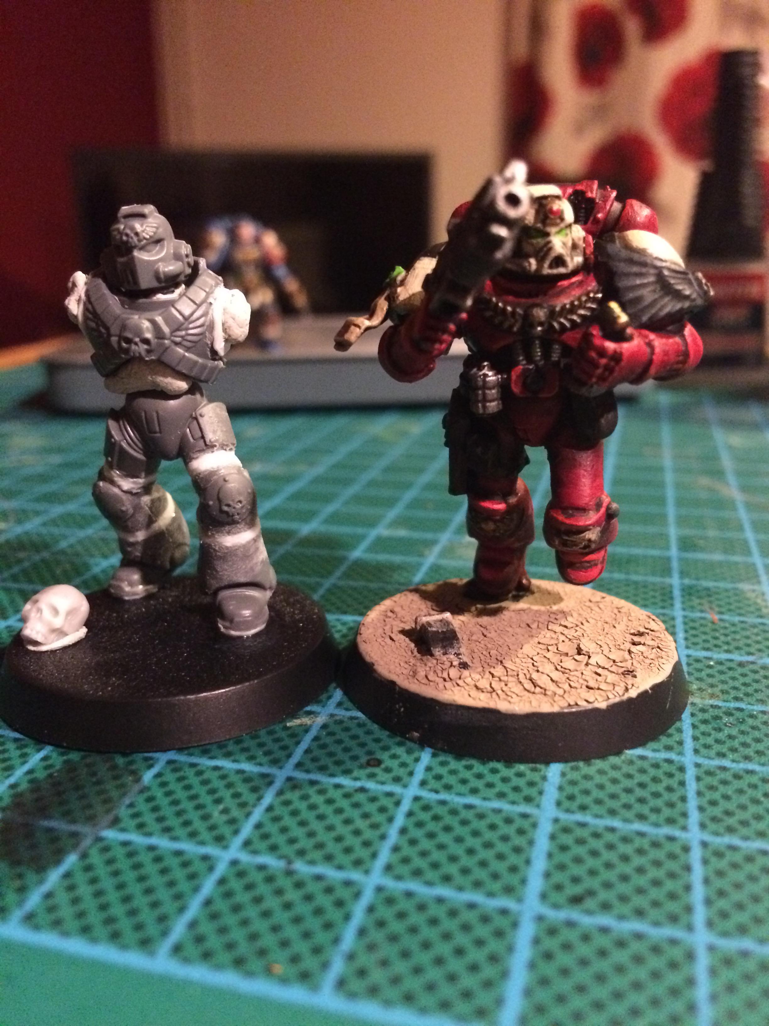 Art Scale, Blood Ravens, Conversion, Converting, Kitbash, Space Marines, True Scale, True-scale