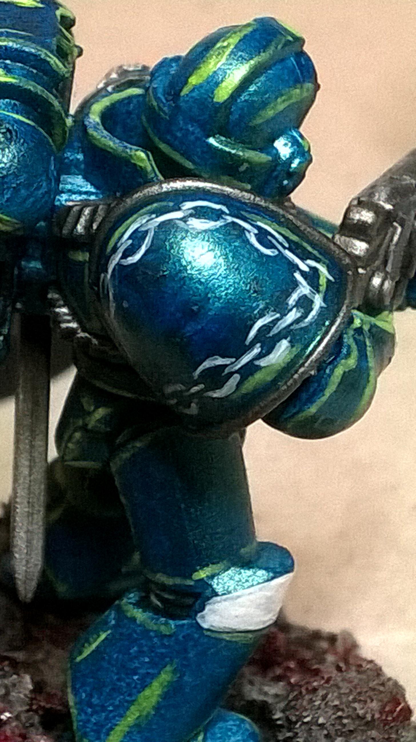 30k Alpha Legion, Alpha Legion, Alpha Legion Freehand, Alpha Legion Iconography, Alpha Legion Tactical Squad, Freehand Scales, Scales