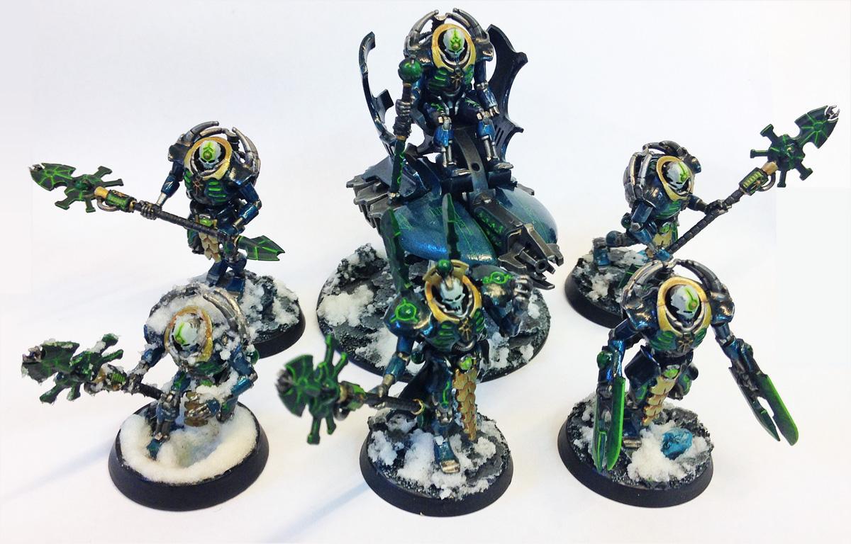 Conversion, Conversion., Kill Team, Necrons, Praetorians, Snow, Warhammer 40,000