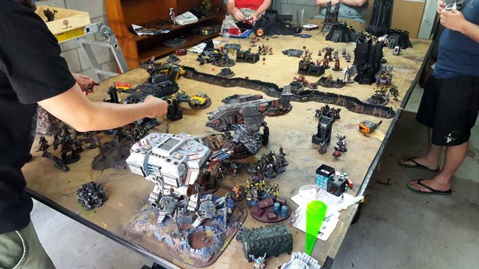 Warhound gets to shoot!