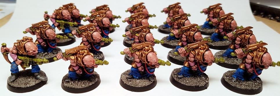 Genestealer Cult, Gsc, Hybrid, Hybrids, Lead, Oldhammer, Out Of Production, Painted, Rogue Trader, Warhammer 40,000