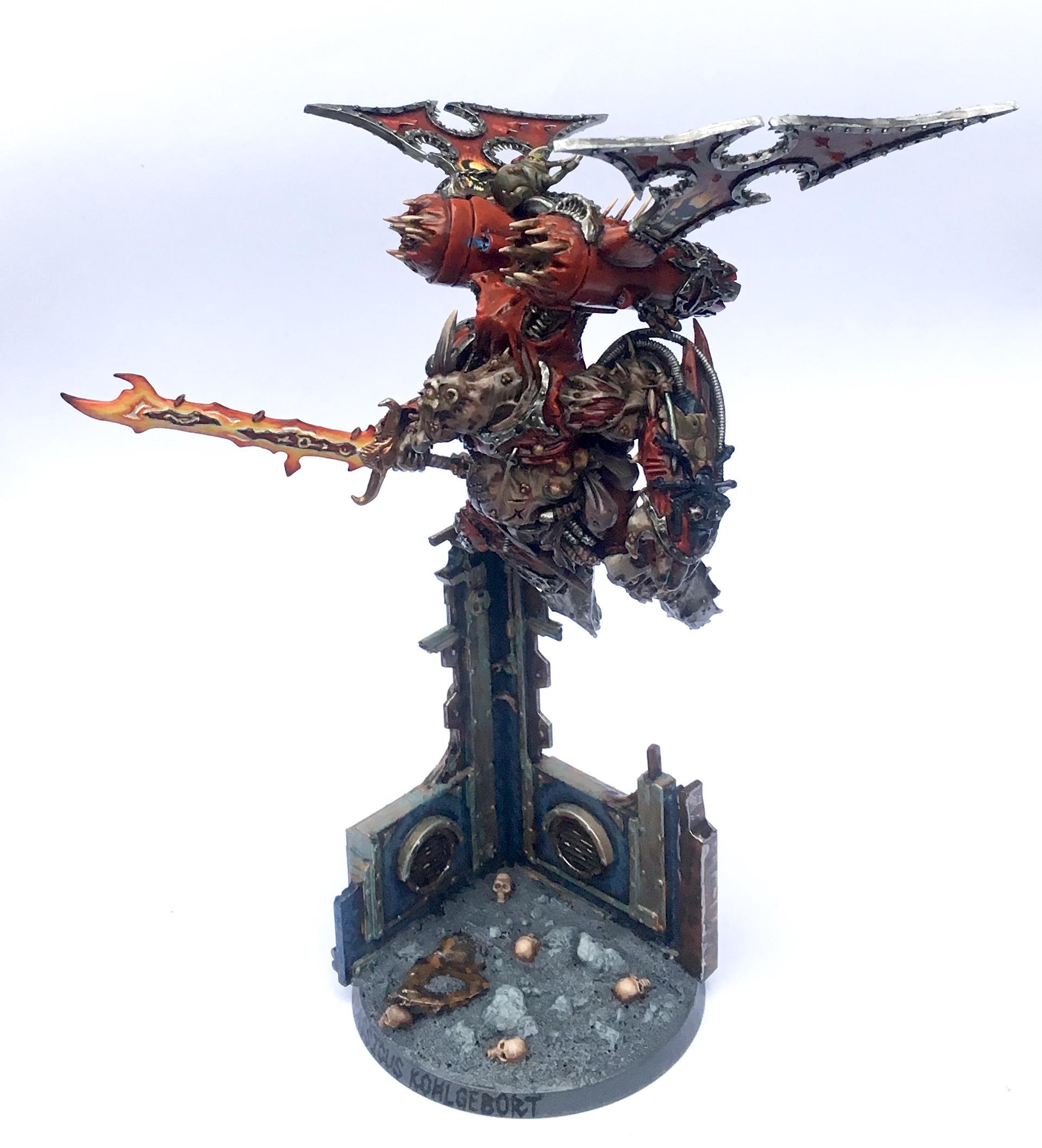 Chaos, Chaos Space Marines, Conversion, Daemon Prince, Nurgle, Word Bearers