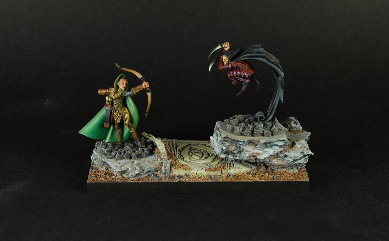 Alistrilee, Assassin, Diorama, Hellbore, Rangers, Warl