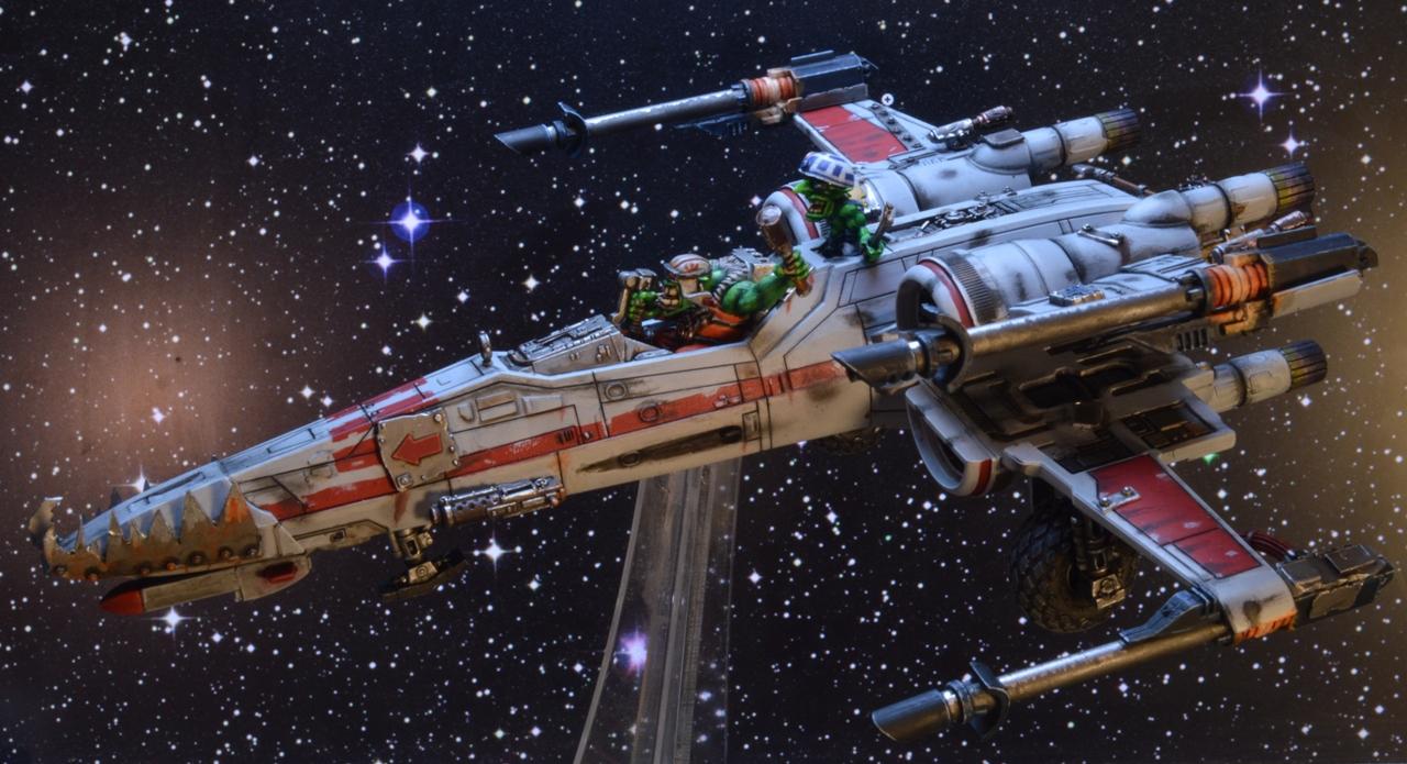 Looted, Ork X-wing, Orks, Star Wars, Wing, X-Wing, Xwing
