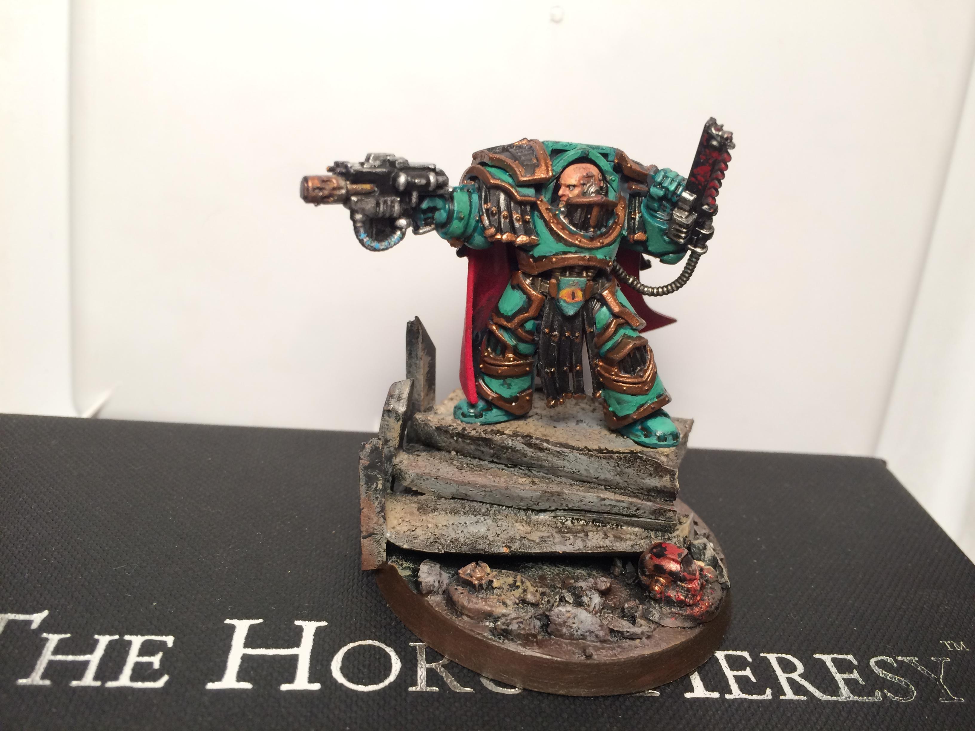 30k, Chaos, Custom Base, Sons Of Horus, Traitor, Warhammer 40,000