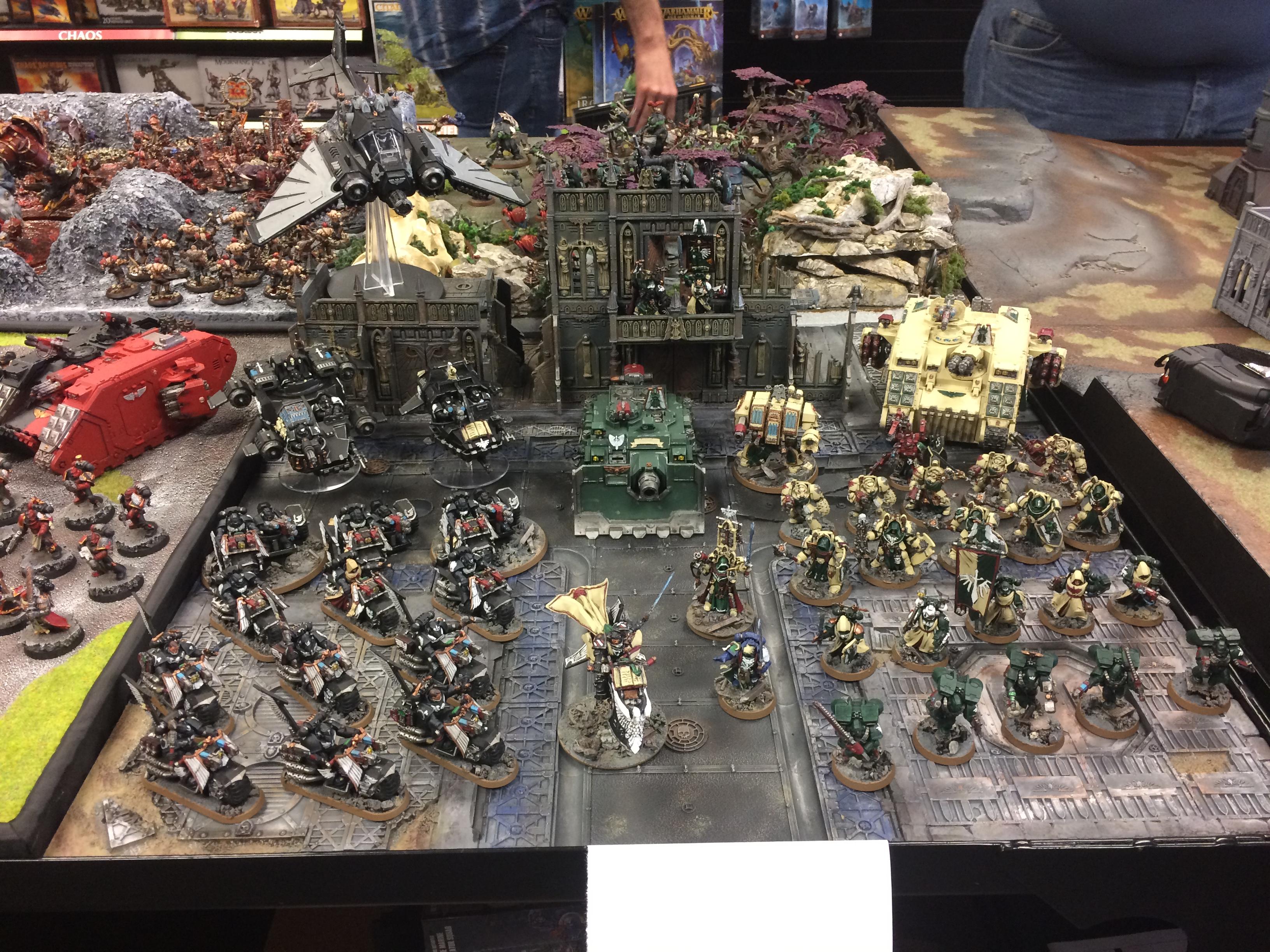 Armies On Parade, Dark Angels, Space Marines, Warhammer 40,000, Warhammer Fantasy