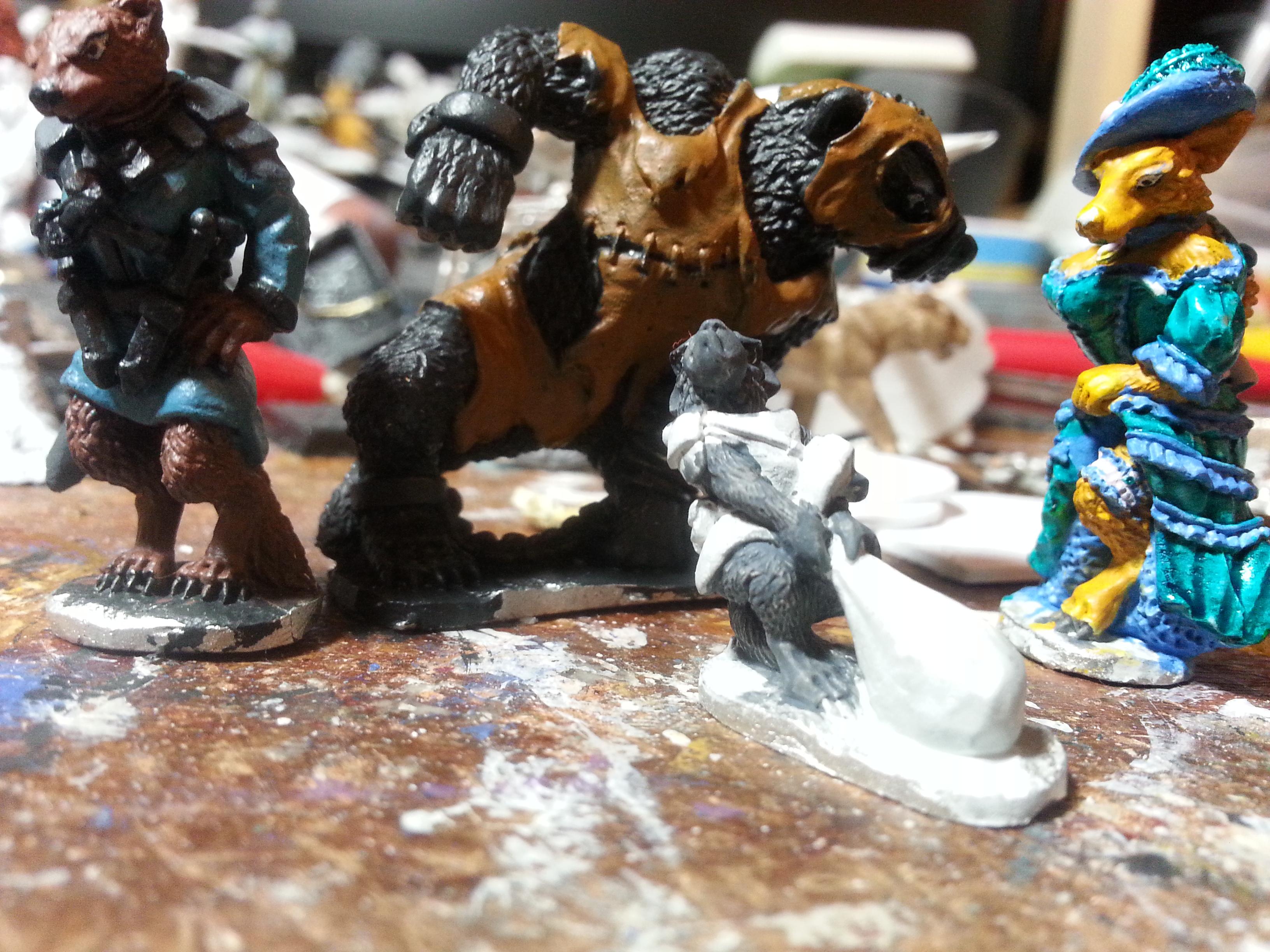 Anthro, Dakka Painting Contest 2017, Furry, Oathsworn, Rogues, Scoundrels, Super Furry Animals, Work In Progress
