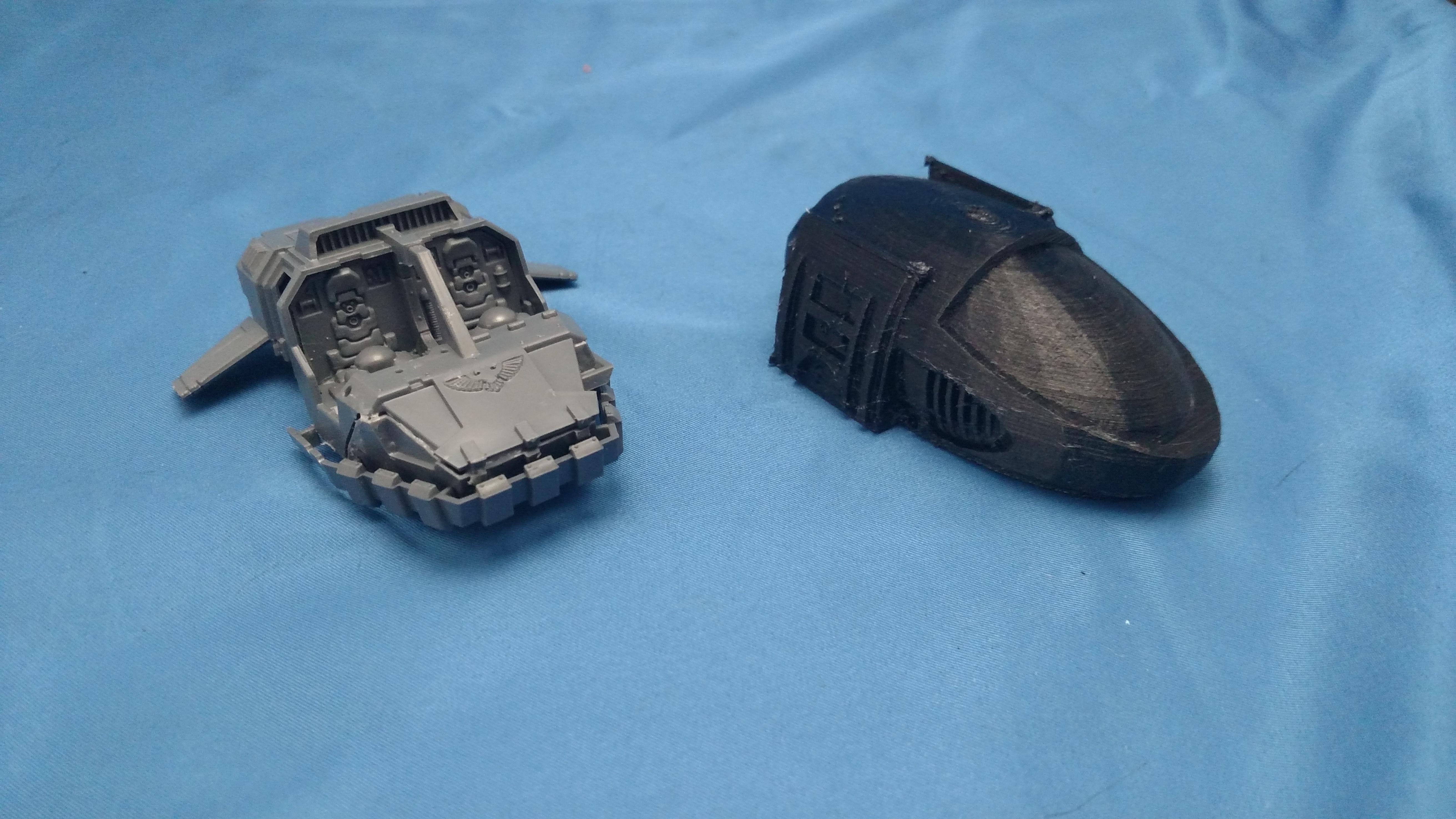 Hover pod vs Speeder. size comparison. 