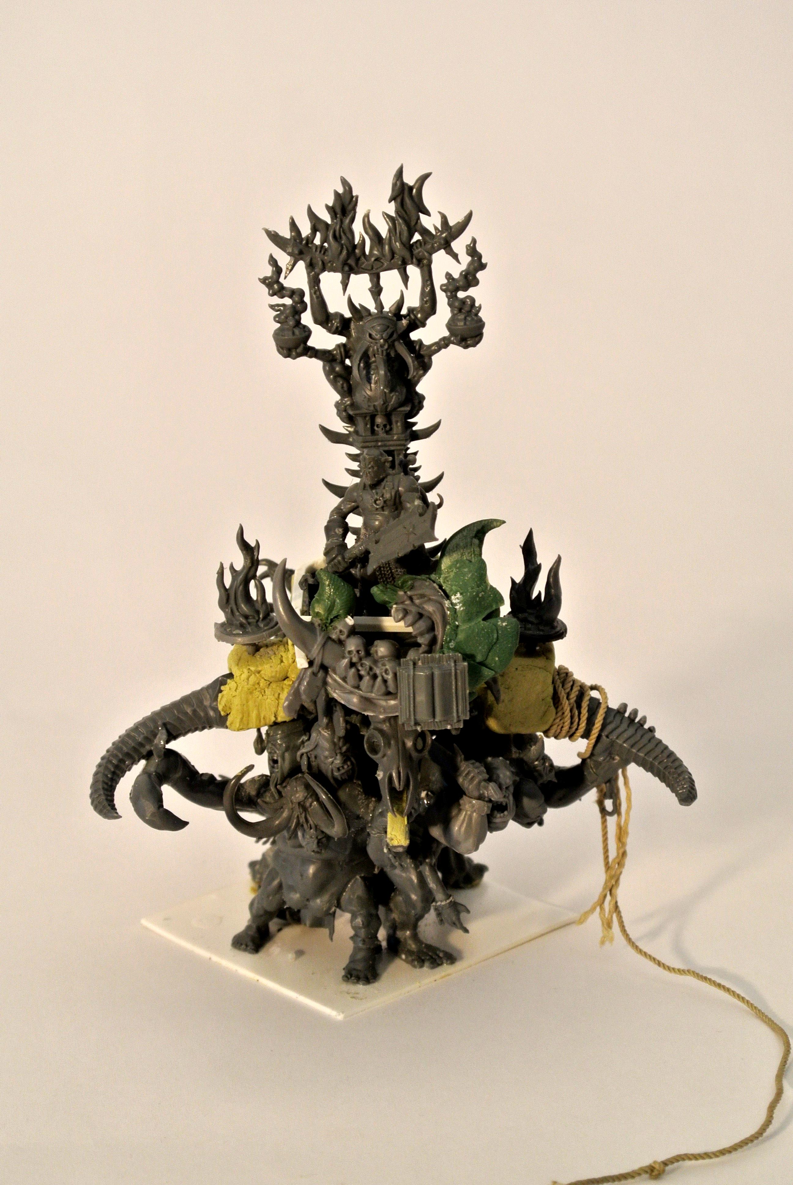 Chaos, Convereted Chosen, Convereted Daemon Prince, Conversion, Kit Bash, Kitbash Chaos Knights, Old School, Oldhammer, Tzeentch, Tzeentch Whfb Kitbash Conversion Chaos Scarydoneright, Warhammer Fanatsy, Warhammer Fantasy