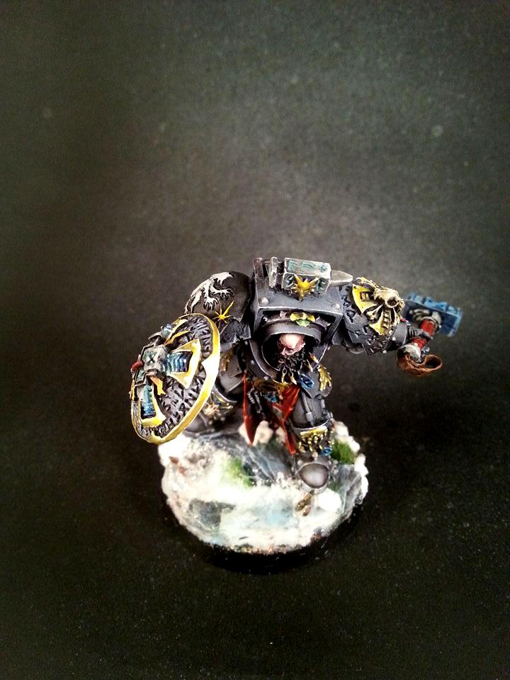 Amboss Of Fenris, Arjac Rockfist, Space Wolves, Terminator Armor, Wolf Guard