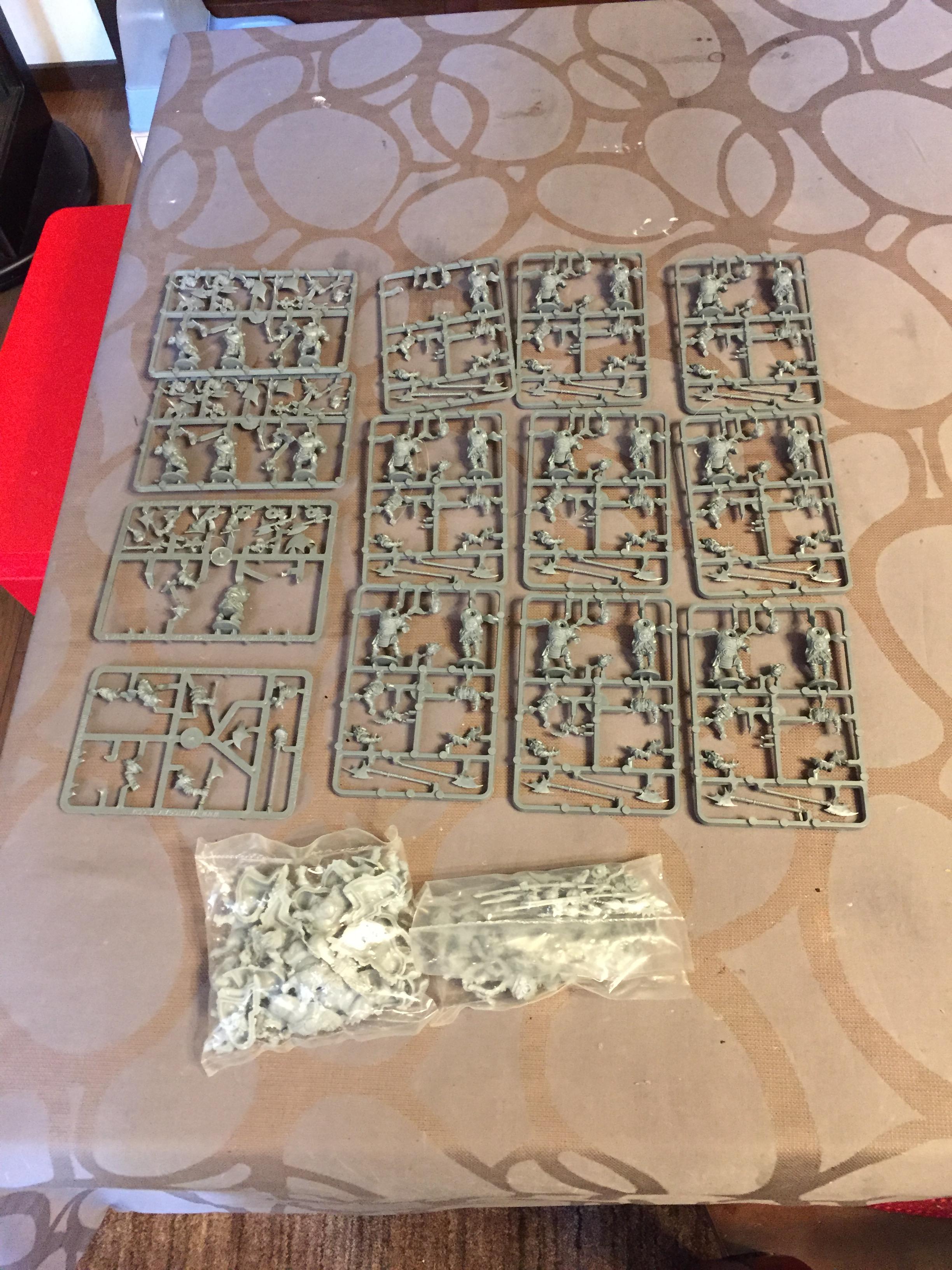January 2017, Mantic, Orcs, Plastic, Sprue, Unpainted