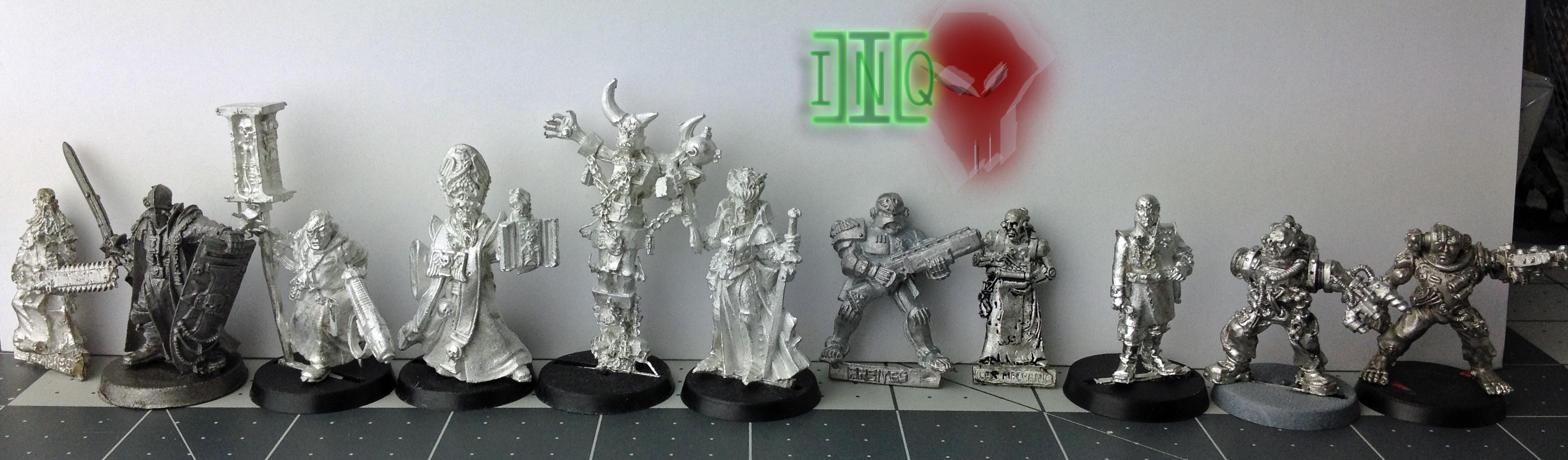 Adeptus Arbites, Confessor, Crusader, Daemonhost, Inquisition, Inquisitor, Missionary, Preacher, Retinue, Scribe, Servitors, Warhammer 40,000