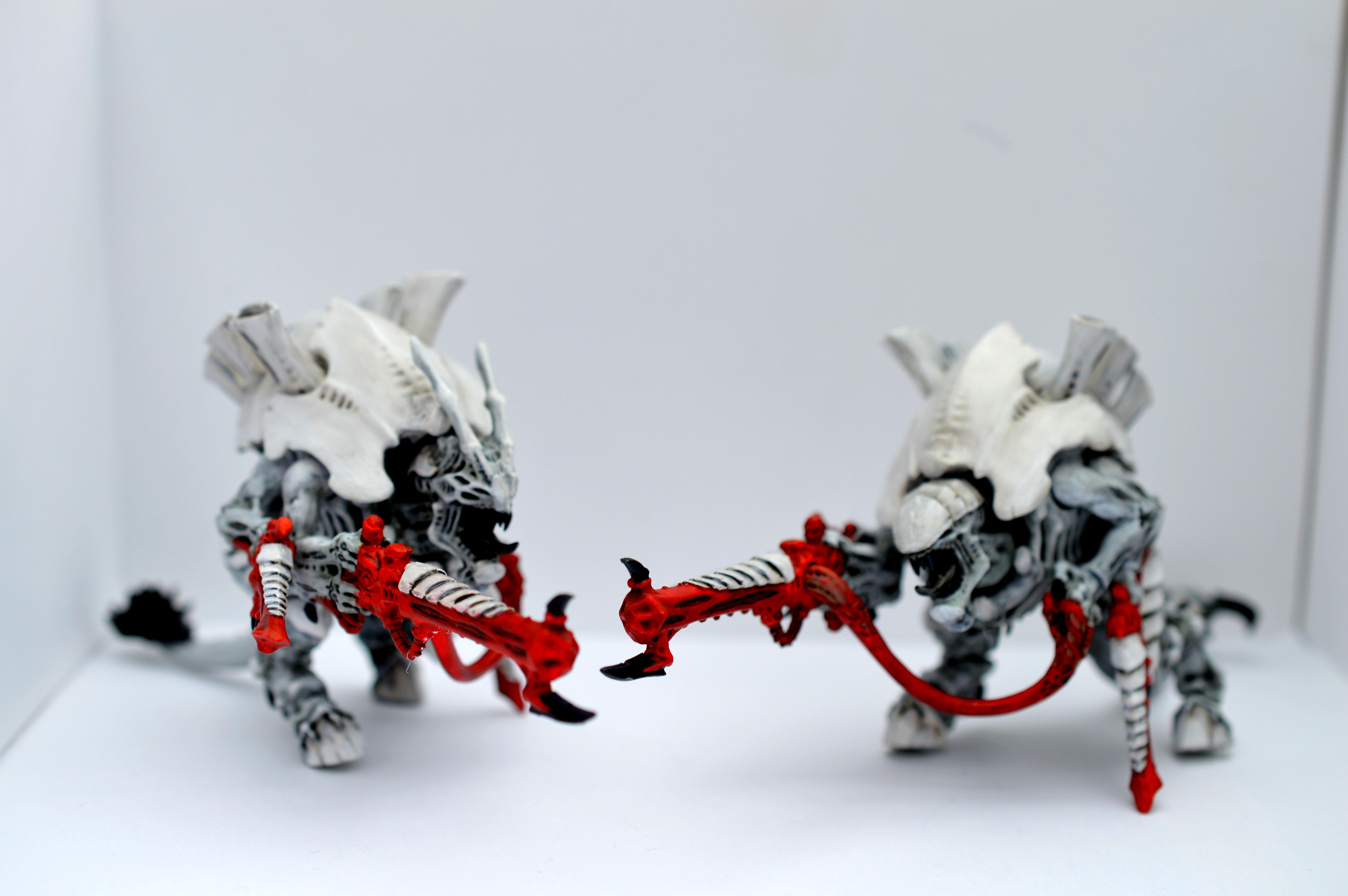 Black, Red, Tyranids, White