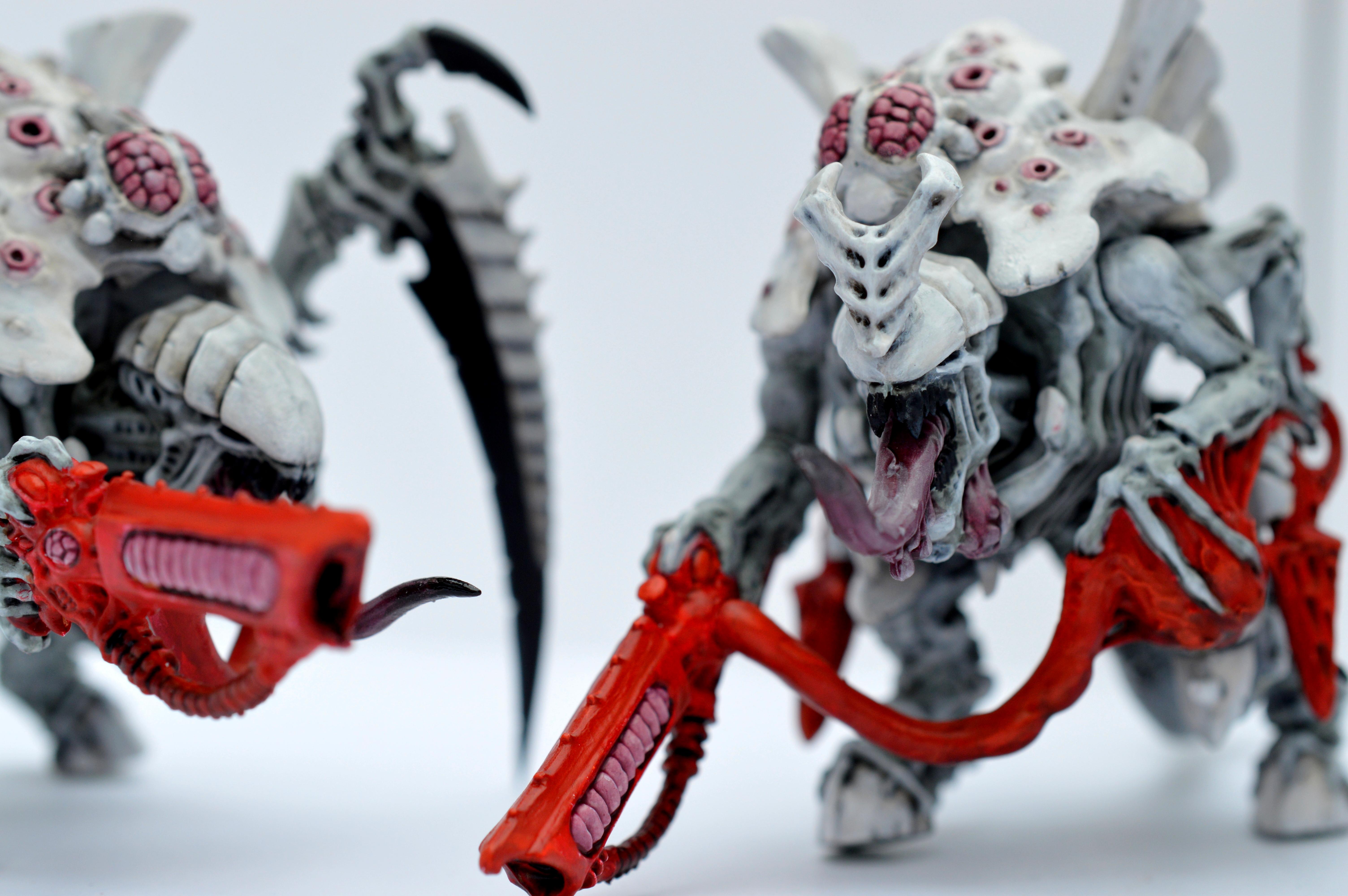 Black, Red, Tyranids, White