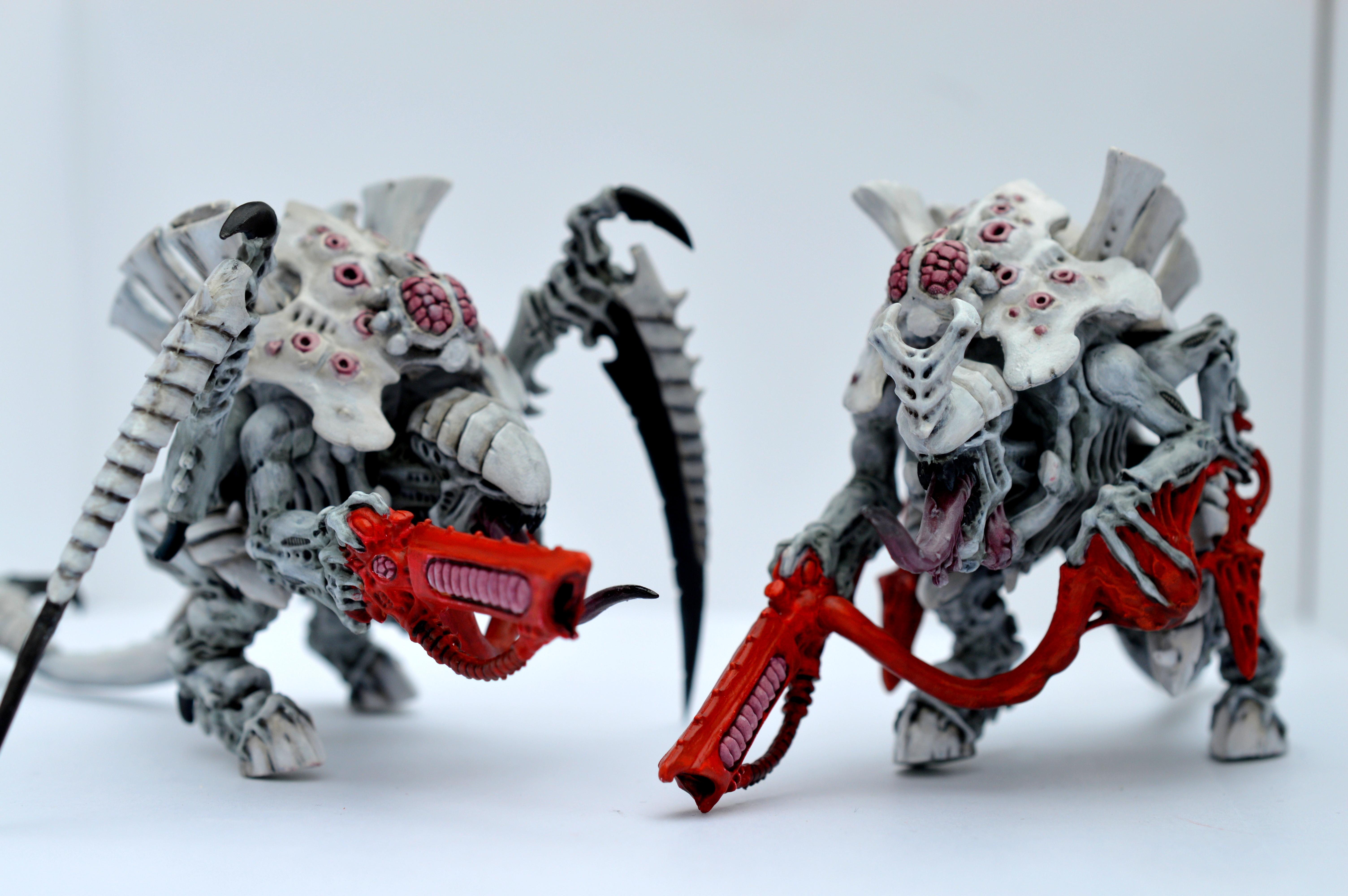 Black, Red, Tyranids, White