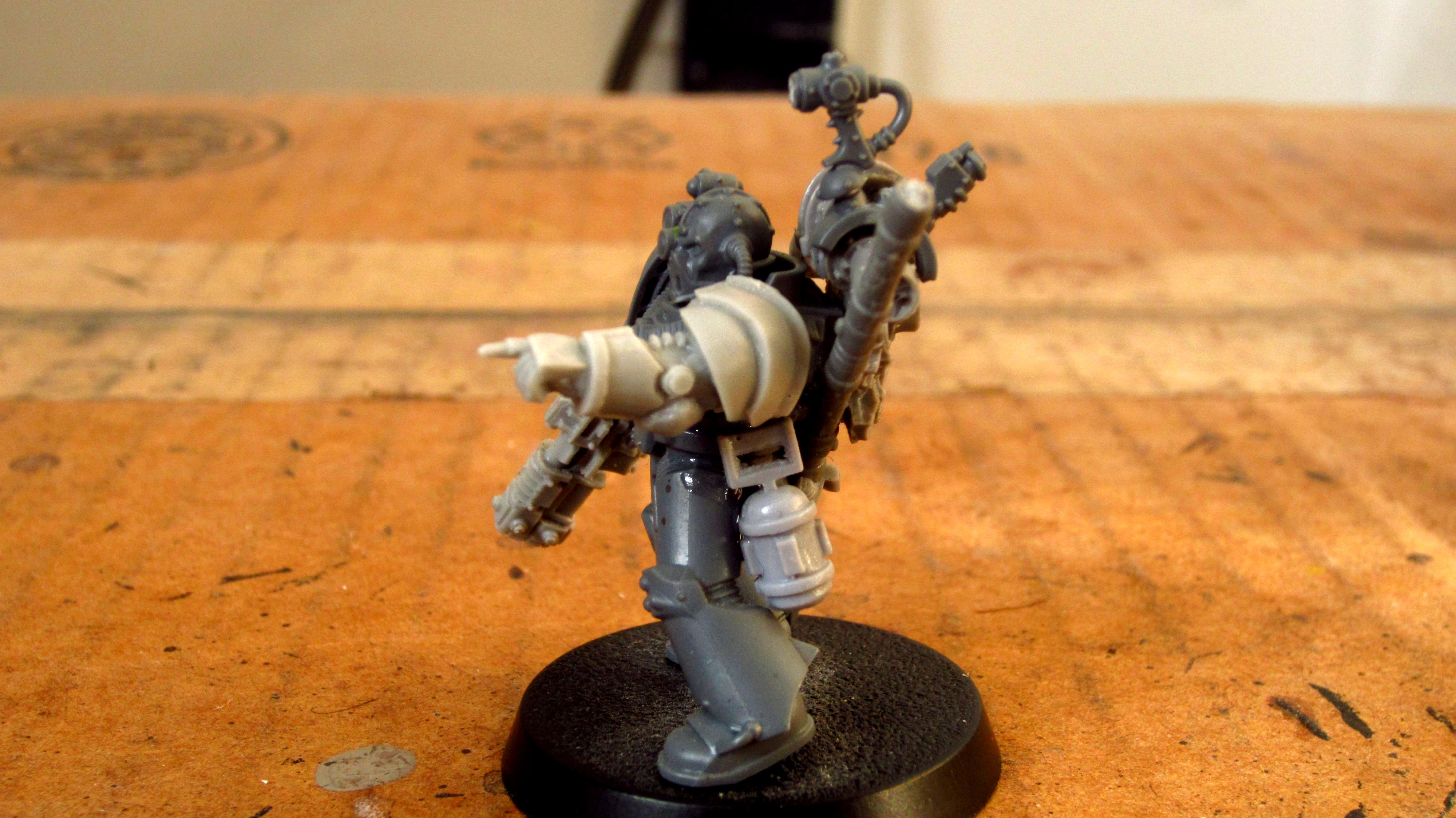 30k, Blue, Chain Glaive, Gold, Horus Heresy, Lightning, Night Lord, Skull, Volkite