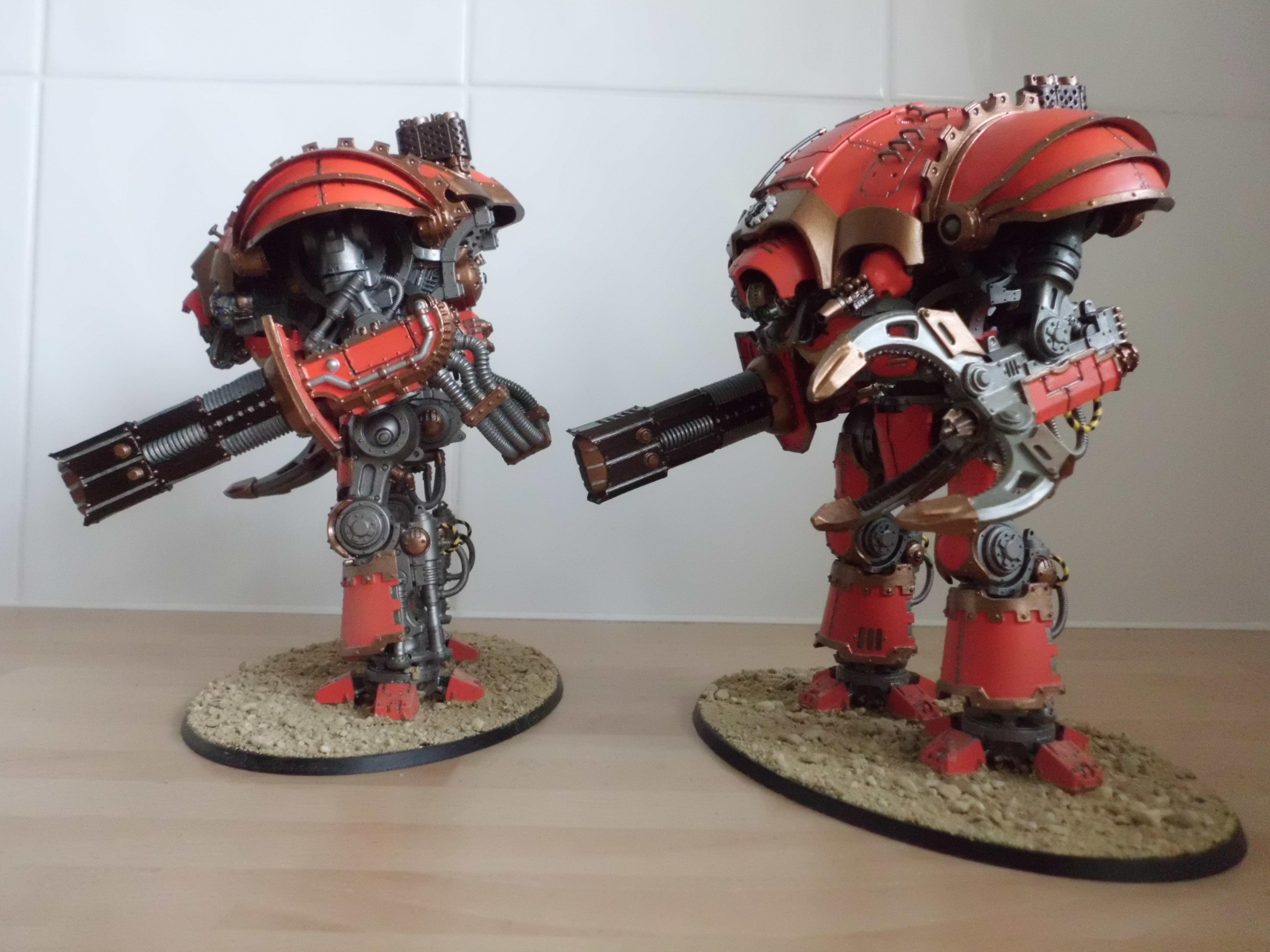 30k, Horus Heresy, House Col'khak, Imperial Knight, Knight Styrix, Mechanicum