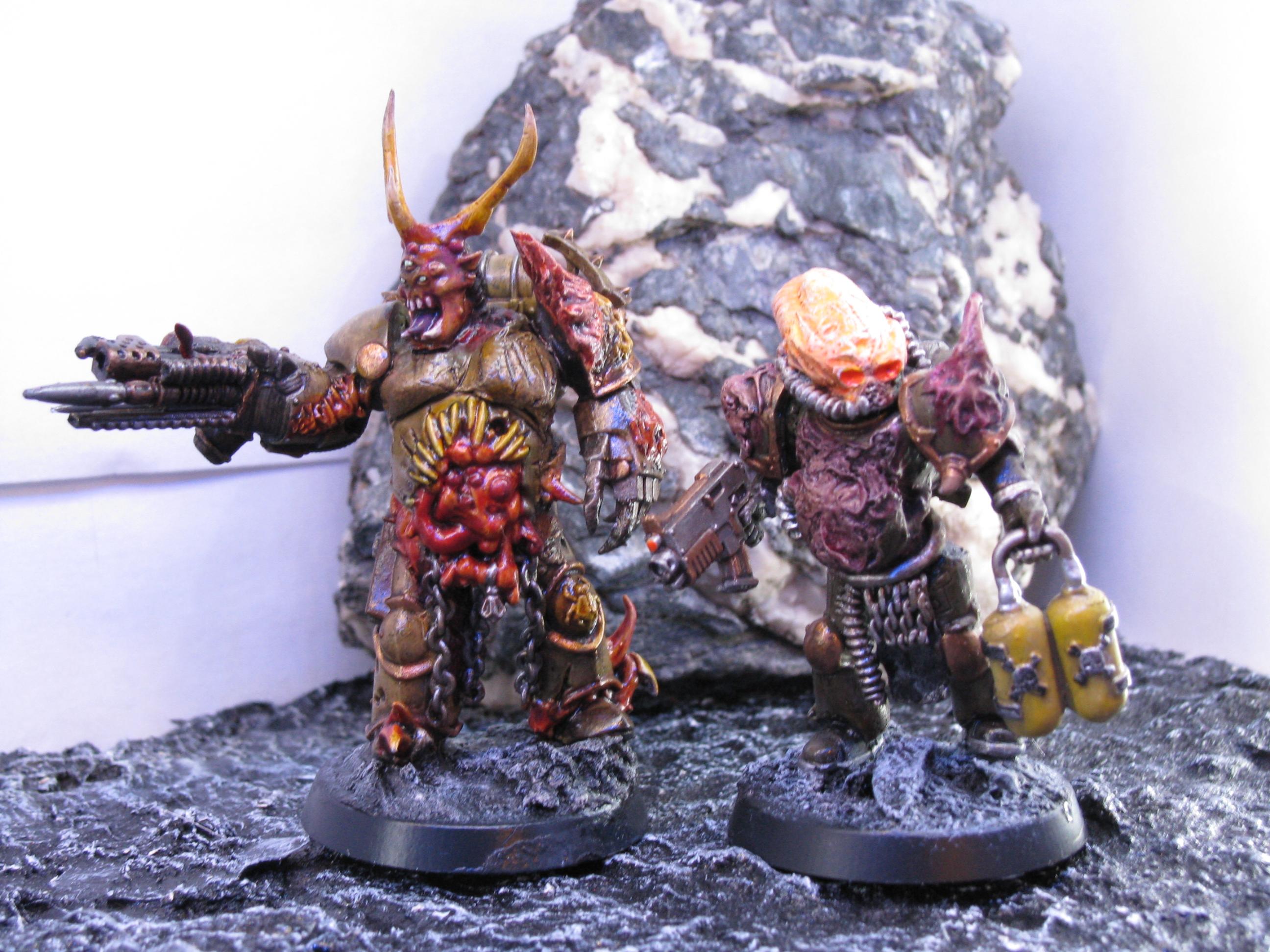 Chaos, Conversion, Nurgle Plague, Renegade, Space Marines