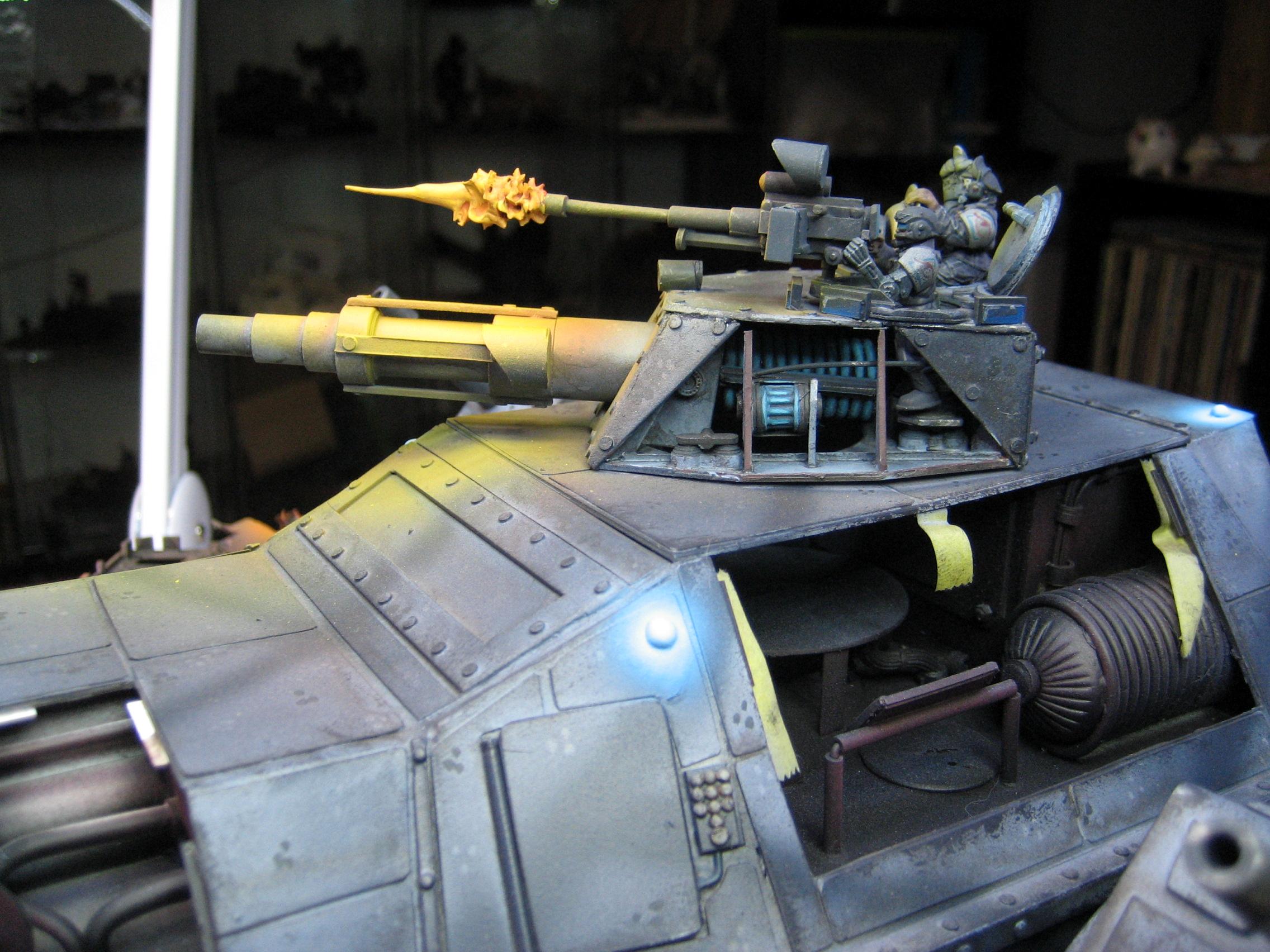 mounted turret