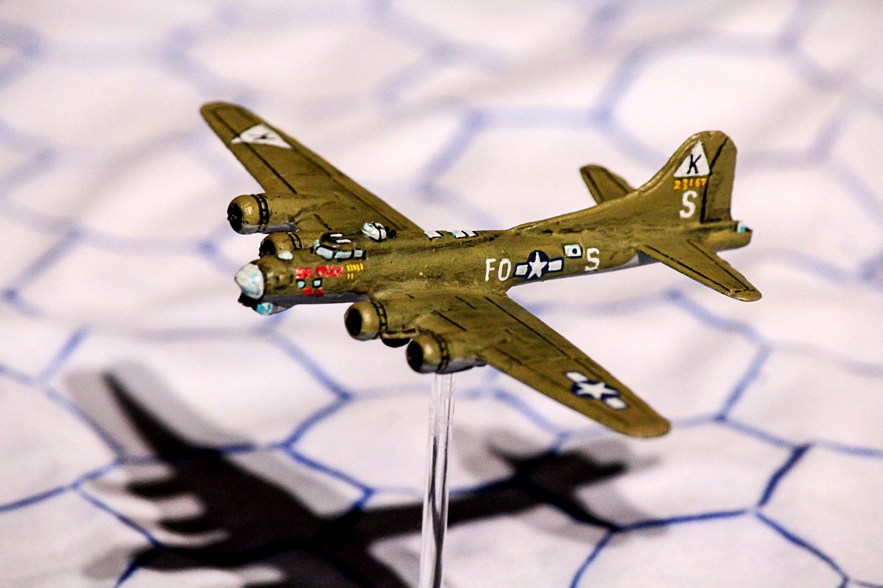 1:300, 1:300 Scale, 6mm, 6mm Scale, Air Combat, Airborne, Aircraft, Airplane, America, Aviation, B-17, Bomber, Check Your 6!, Fliers, Flying Fortress, Heavy Bomber, Historical, Usaaf, World War 2